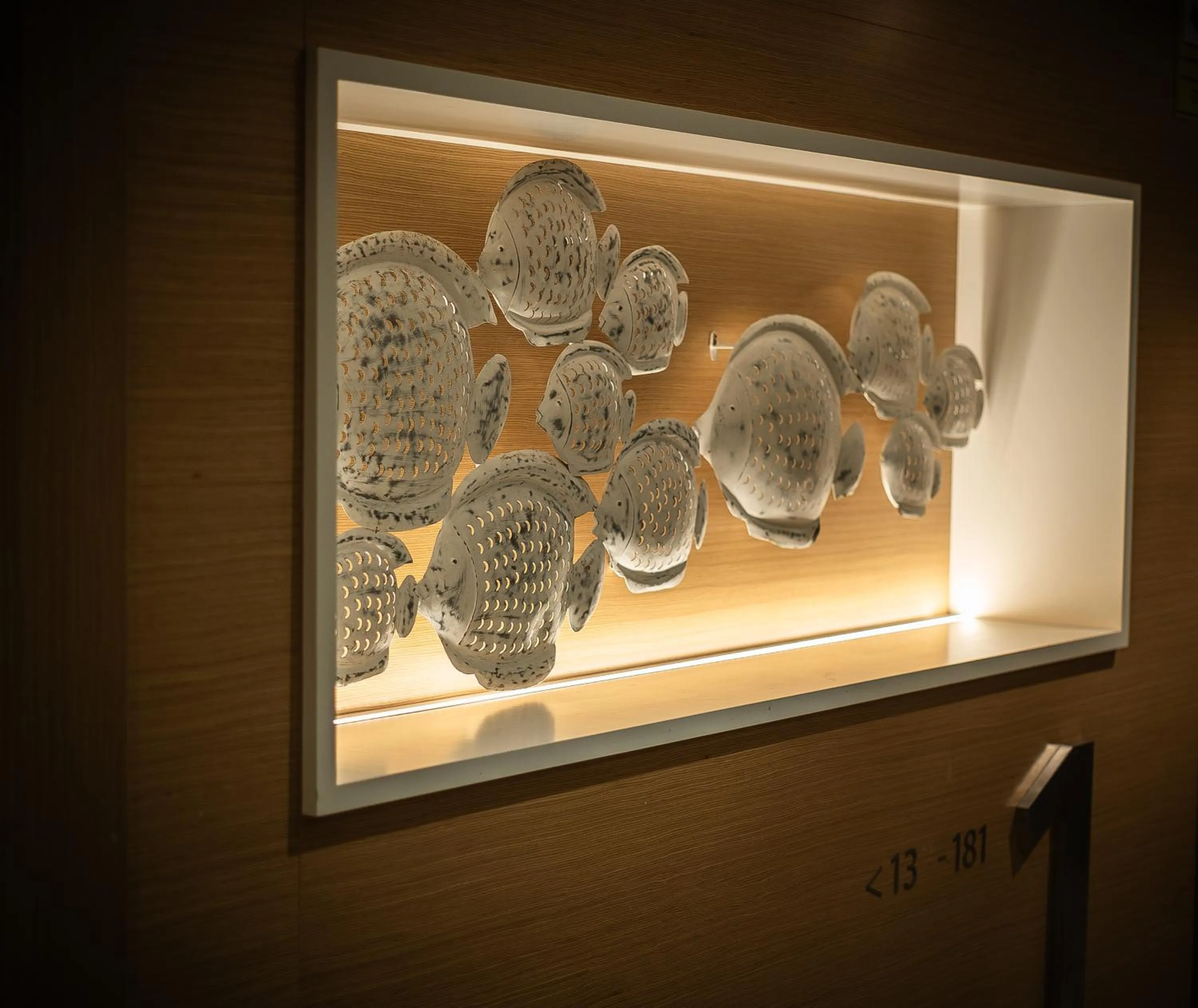 Decorative detail in Hotel Augustus