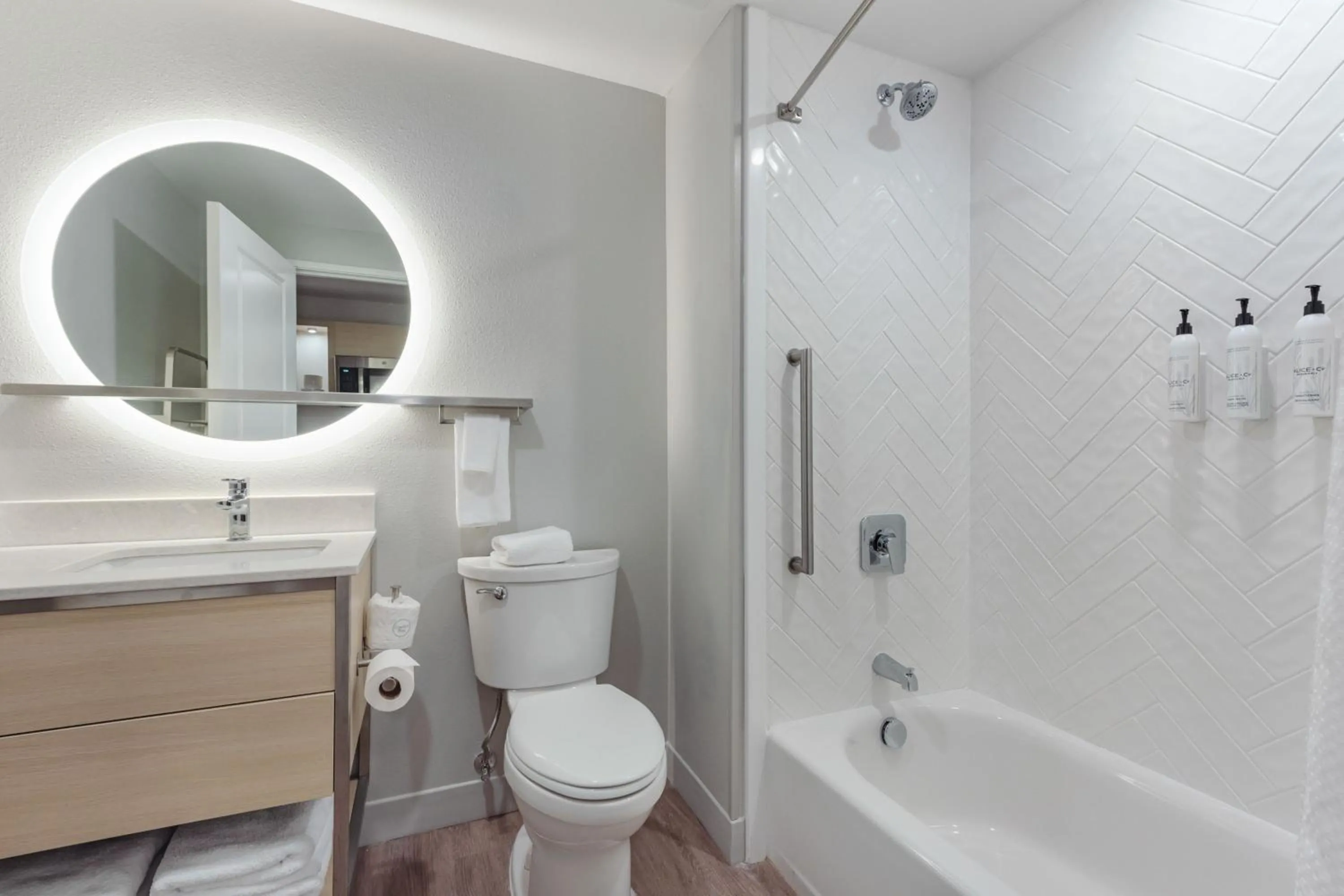 Bathroom in TownePlace Suites by Marriott Pueblo Downtown
