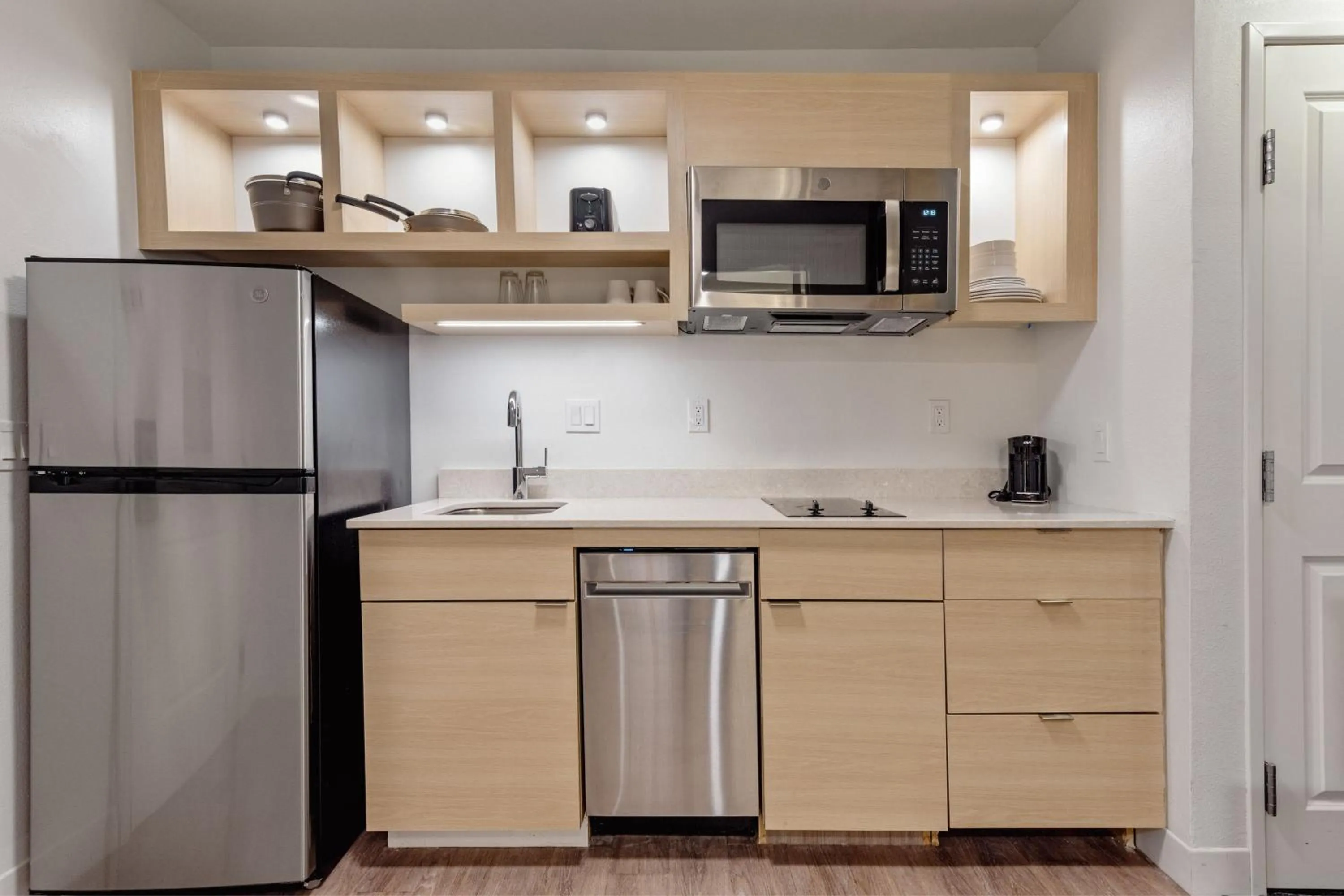 Kitchen or kitchenette in TownePlace Suites by Marriott Pueblo Downtown