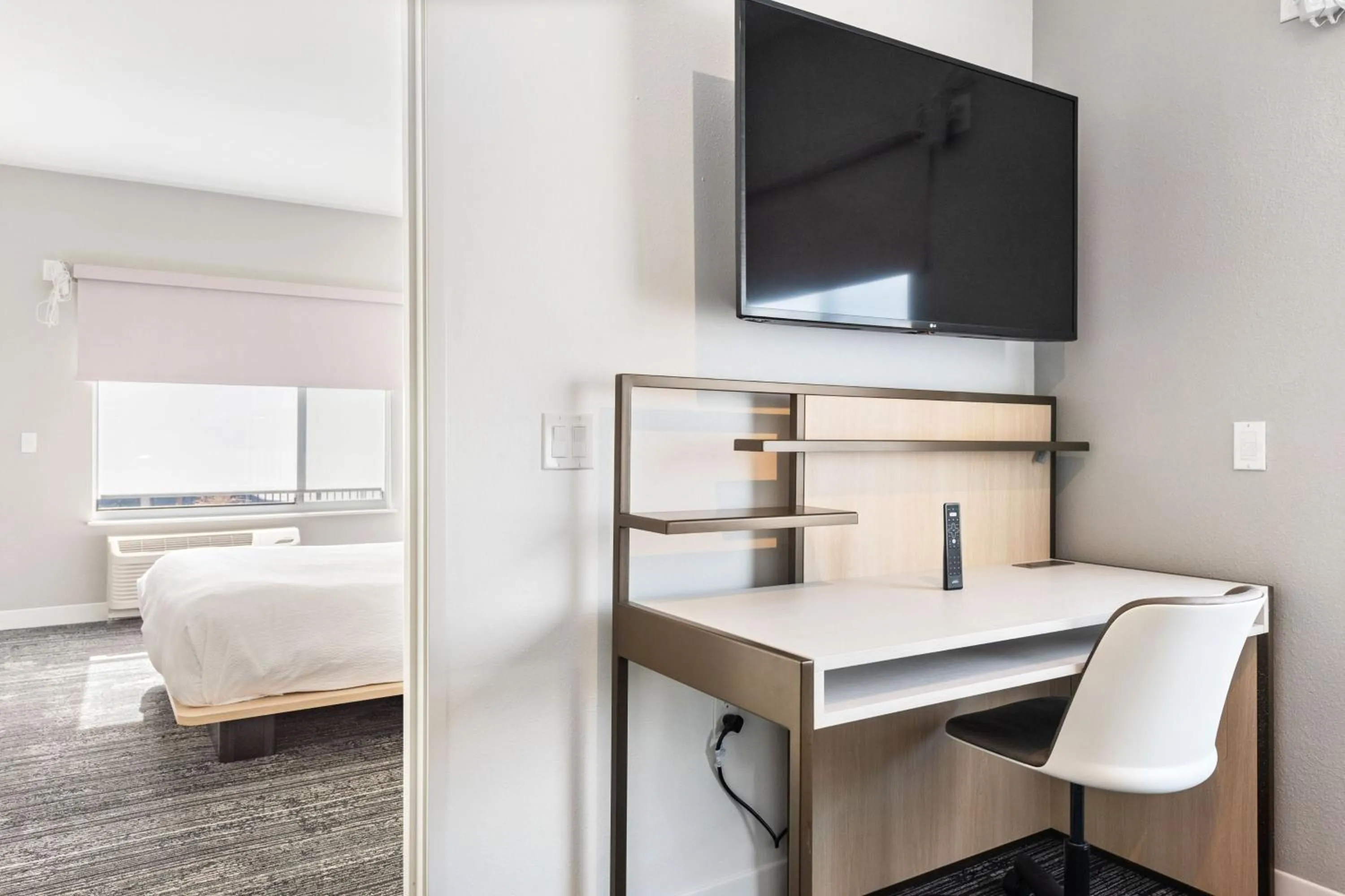 Bedroom, Bed in TownePlace Suites by Marriott Pueblo Downtown