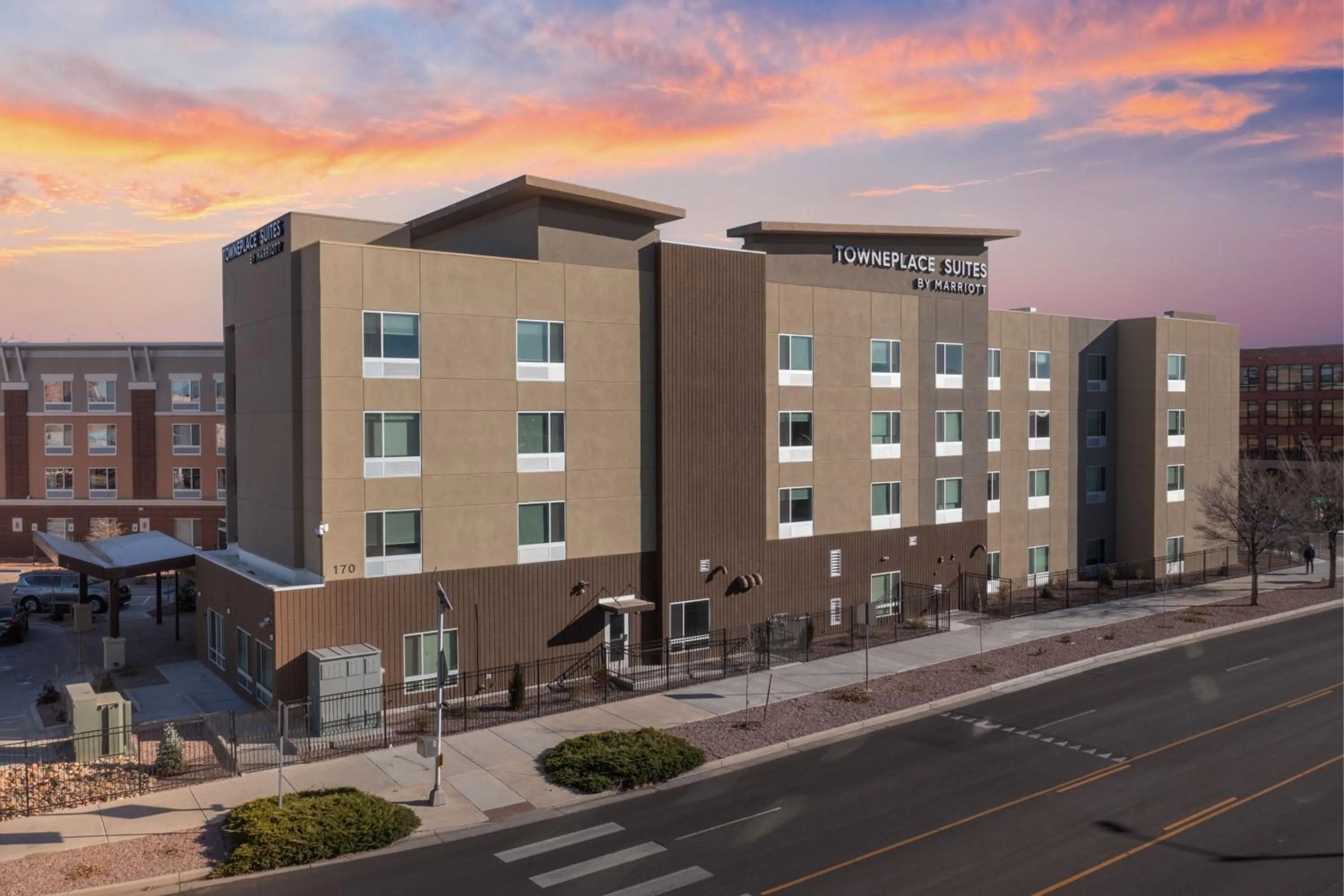 Property building in TownePlace Suites by Marriott Pueblo Downtown