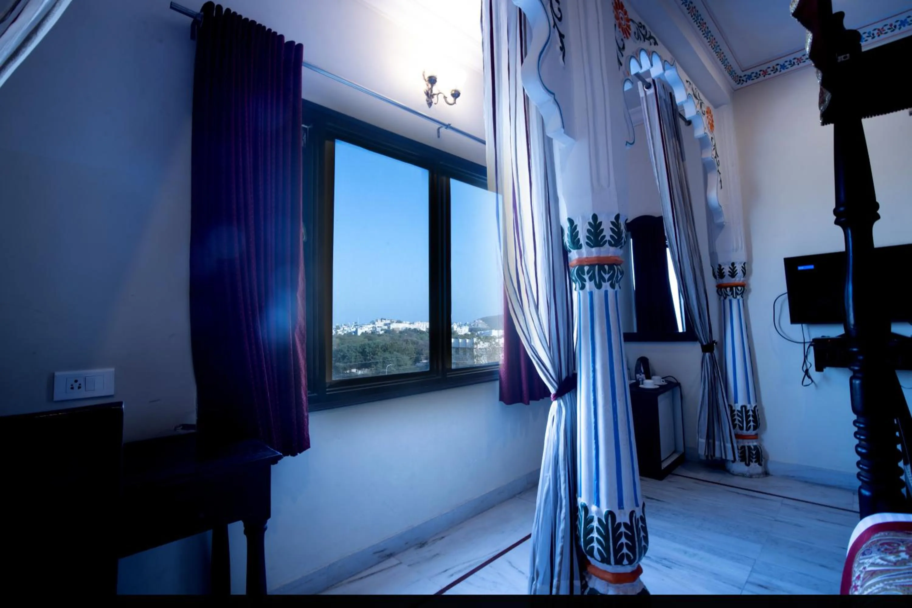 View (from property/room), TV/Entertainment Center in Hotel Royal Pratap Niwas