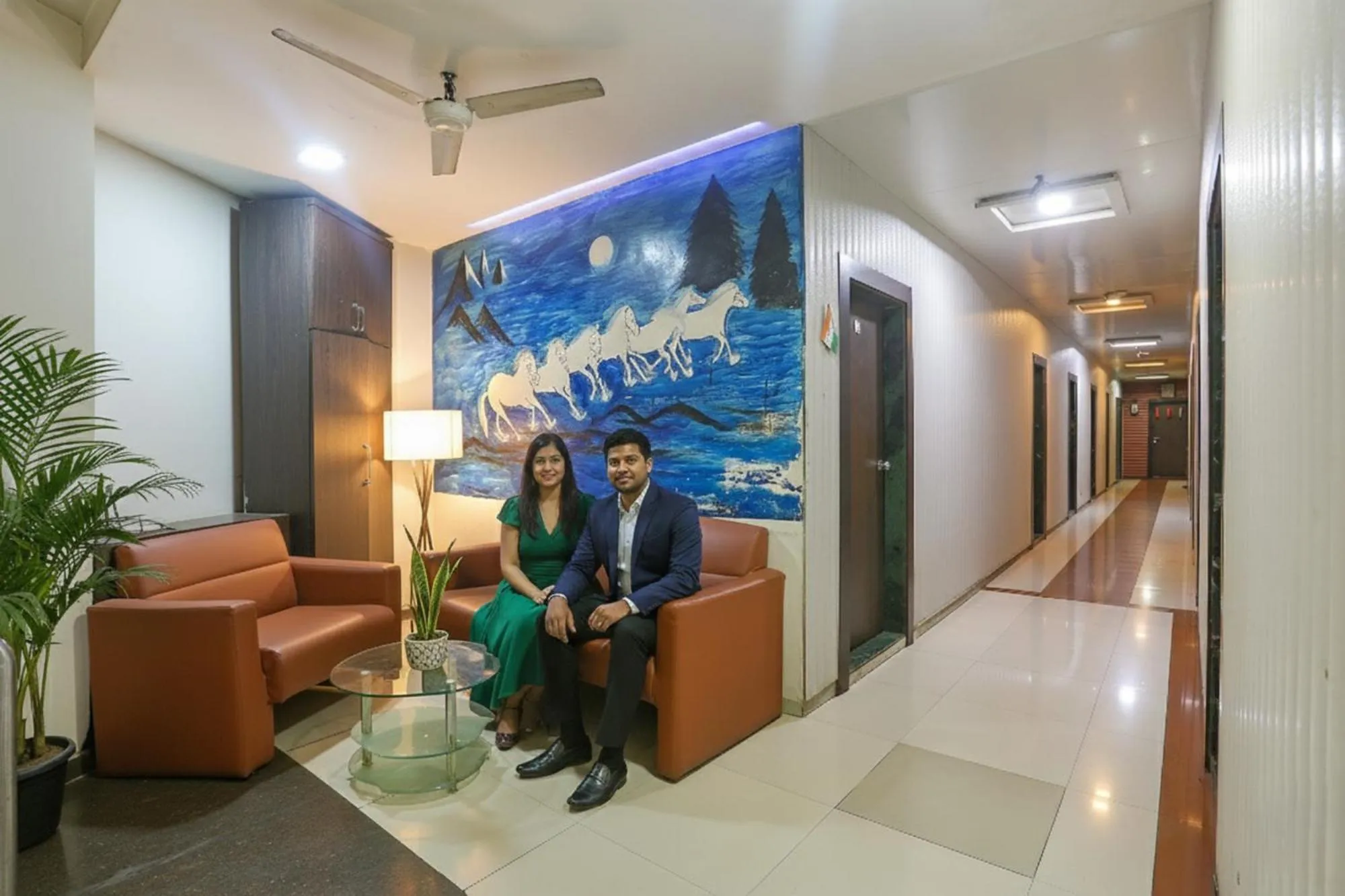 Seating area in Via Shivani Residency - Mira Road