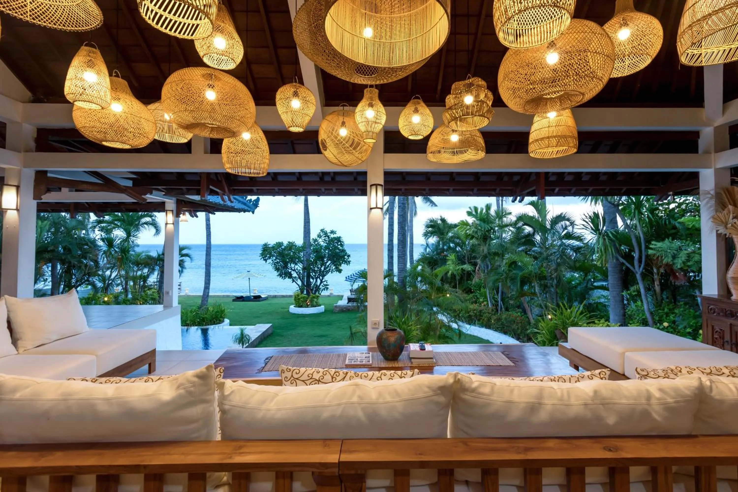 View (from property/room) in Kanna Seafront Estate Tulamben