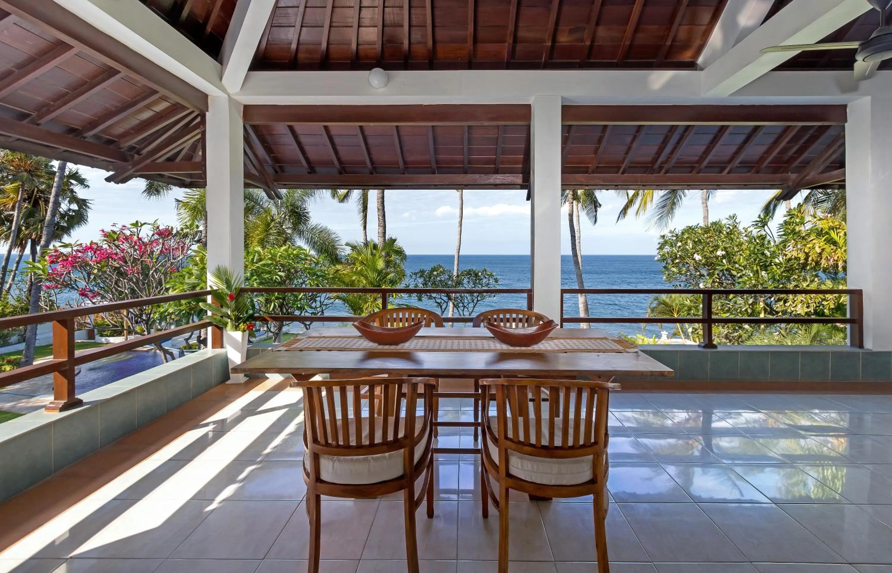 Balcony/Terrace in Kanna Seafront Estate Tulamben