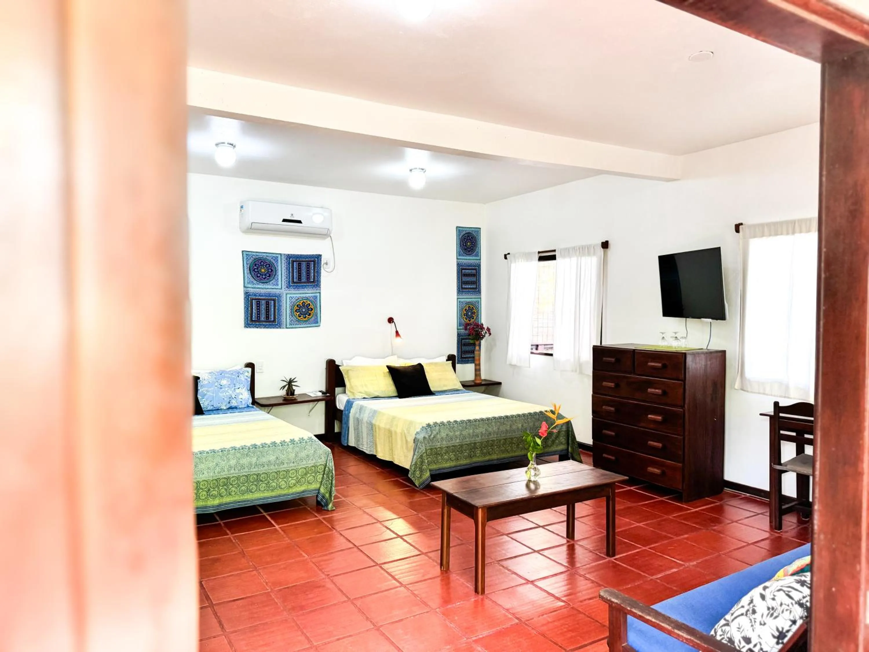 Bed in Pousada Casa da Edinha