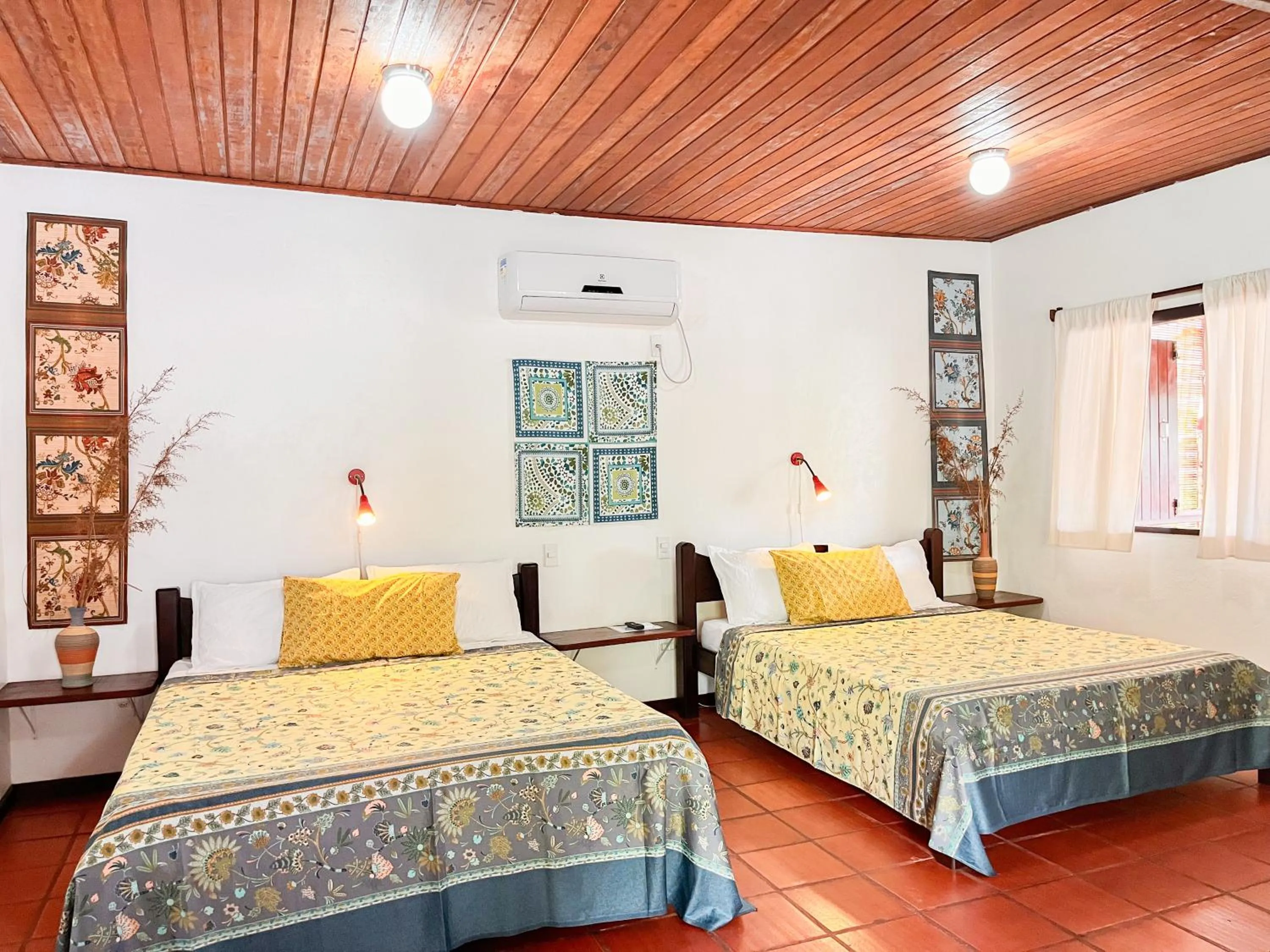 Bed in Pousada Casa da Edinha