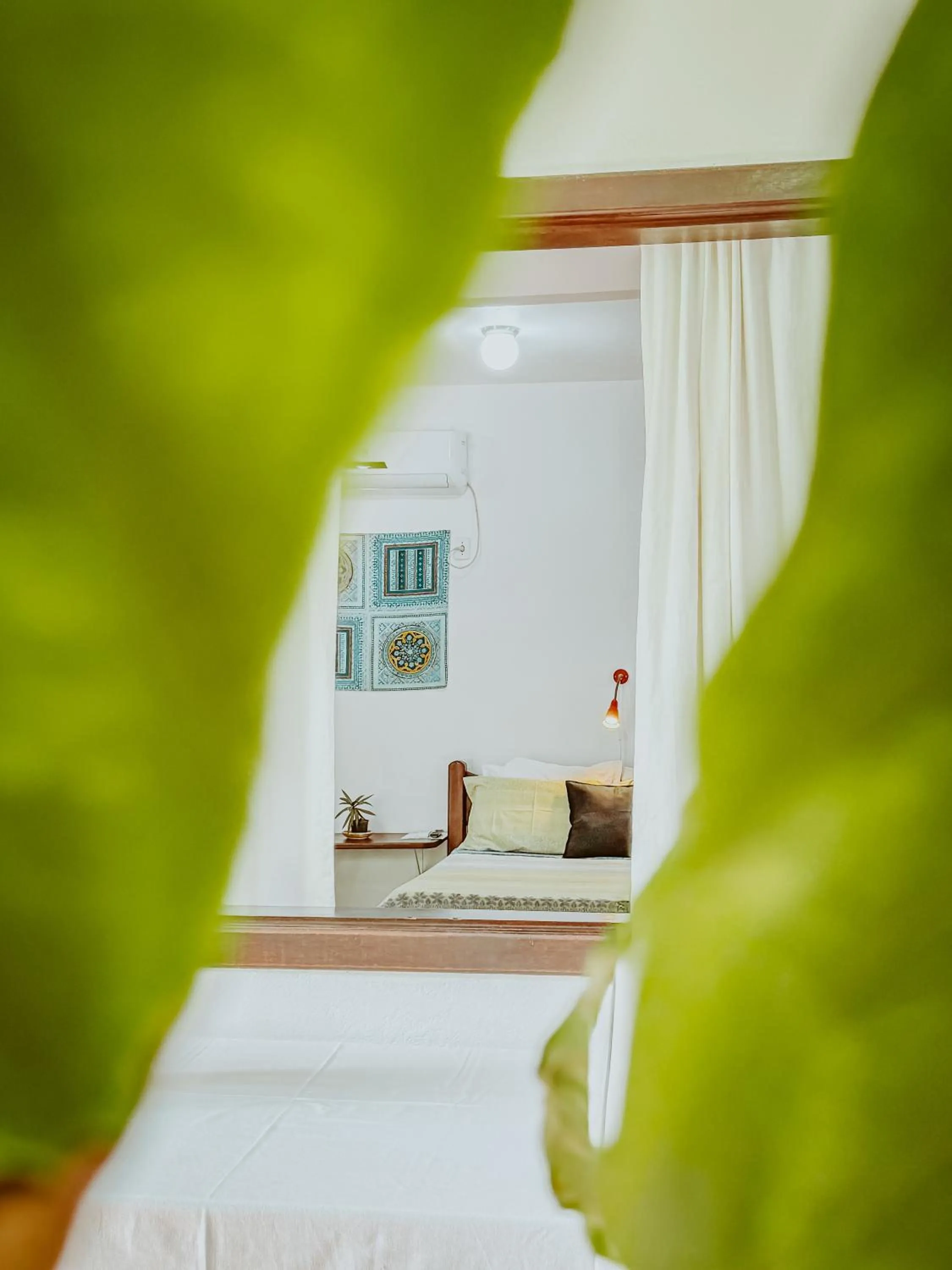 Bed in Pousada Casa da Edinha