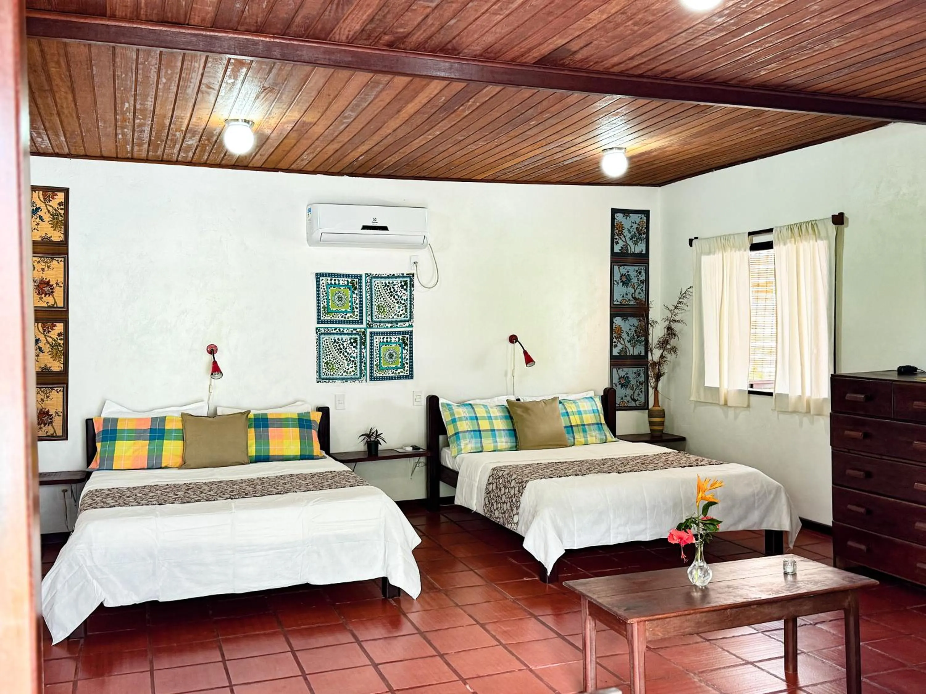 Bed in Pousada Casa da Edinha