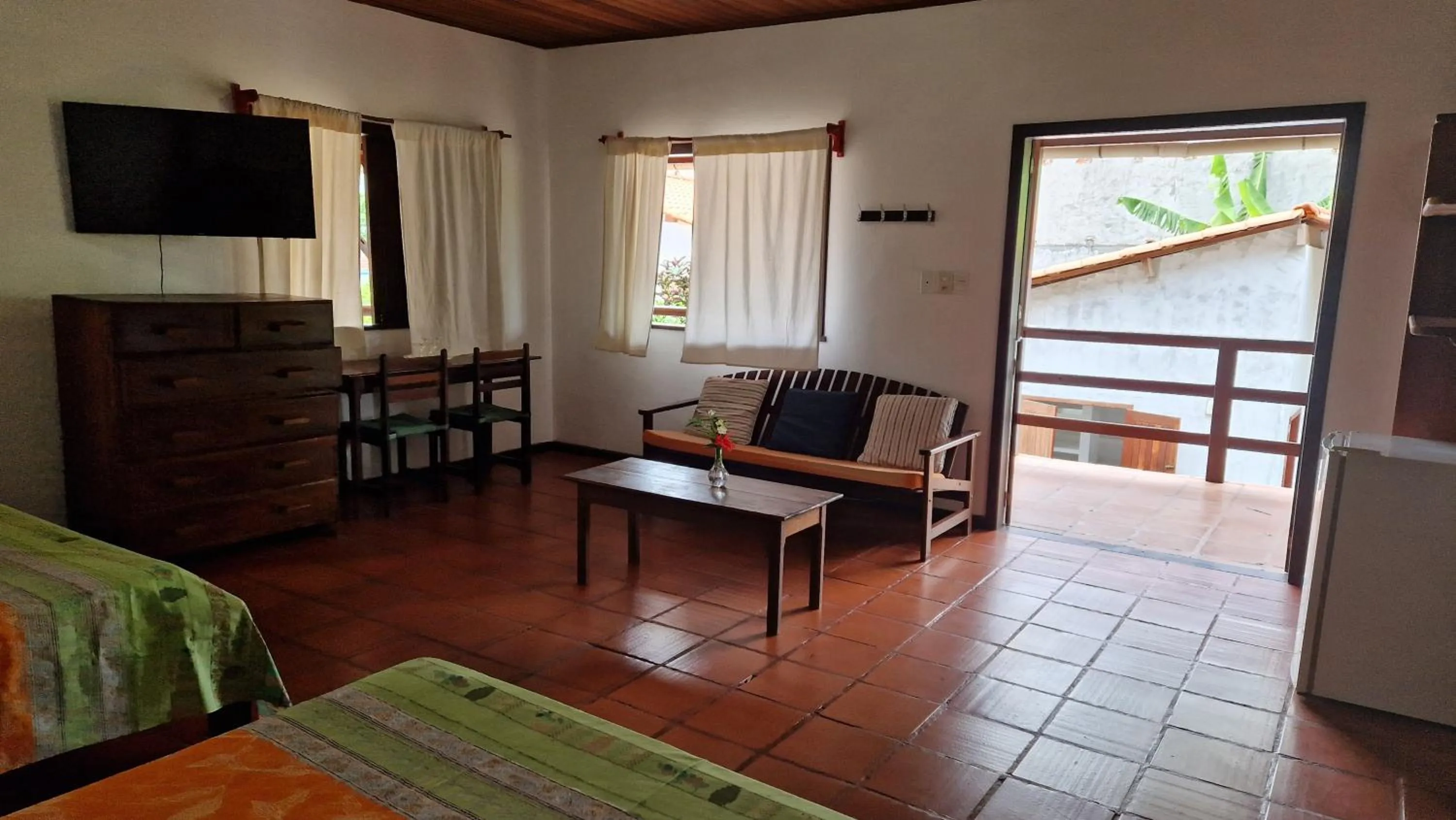 Seating area in Pousada Casa da Edinha