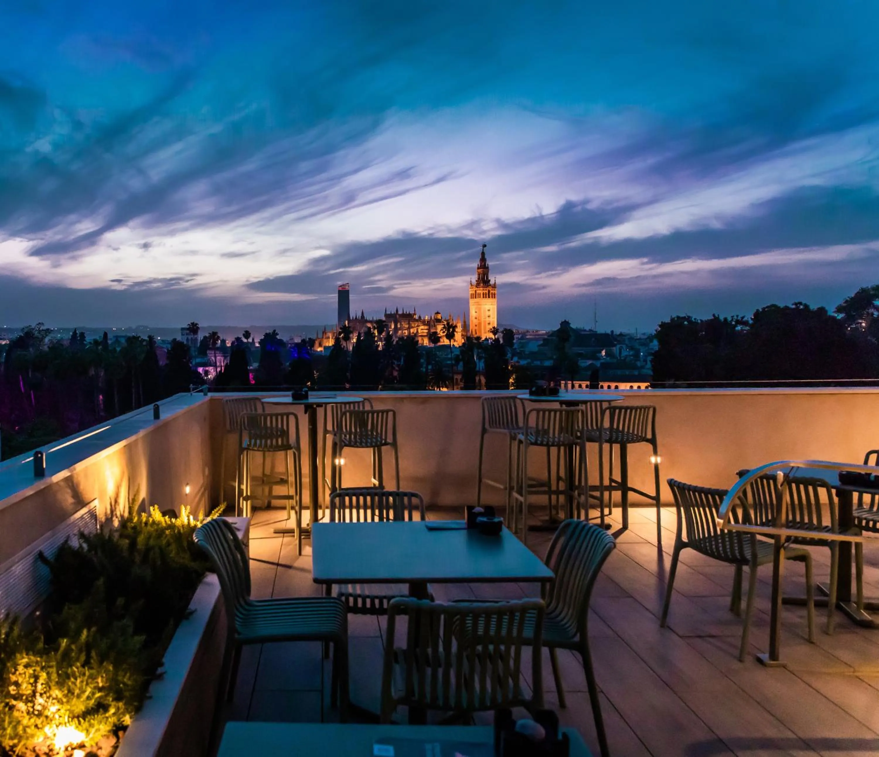 Patio in Hotel Alcázar