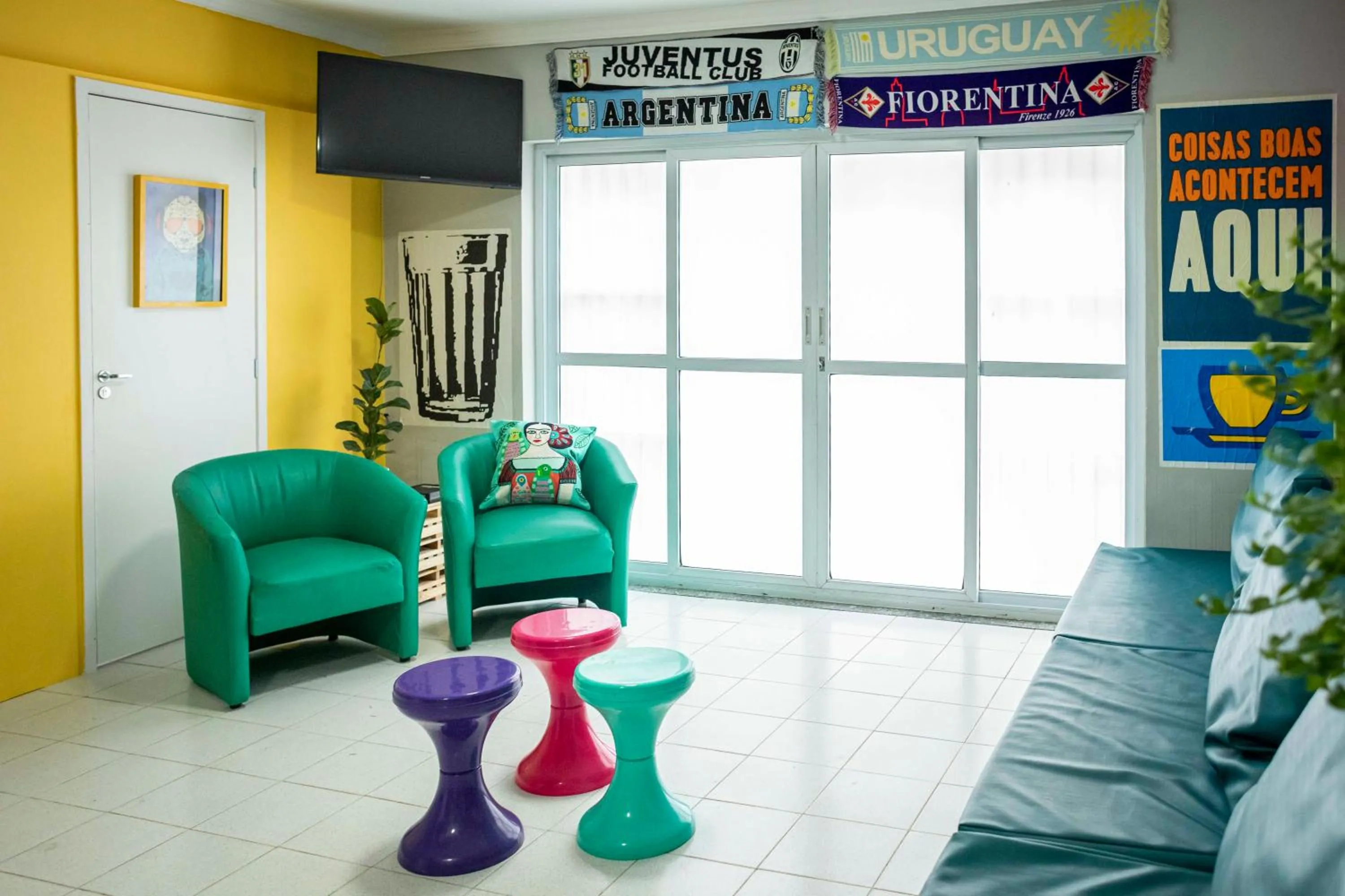 Living room in Casa Ecotrips Barra Funda - Hostel