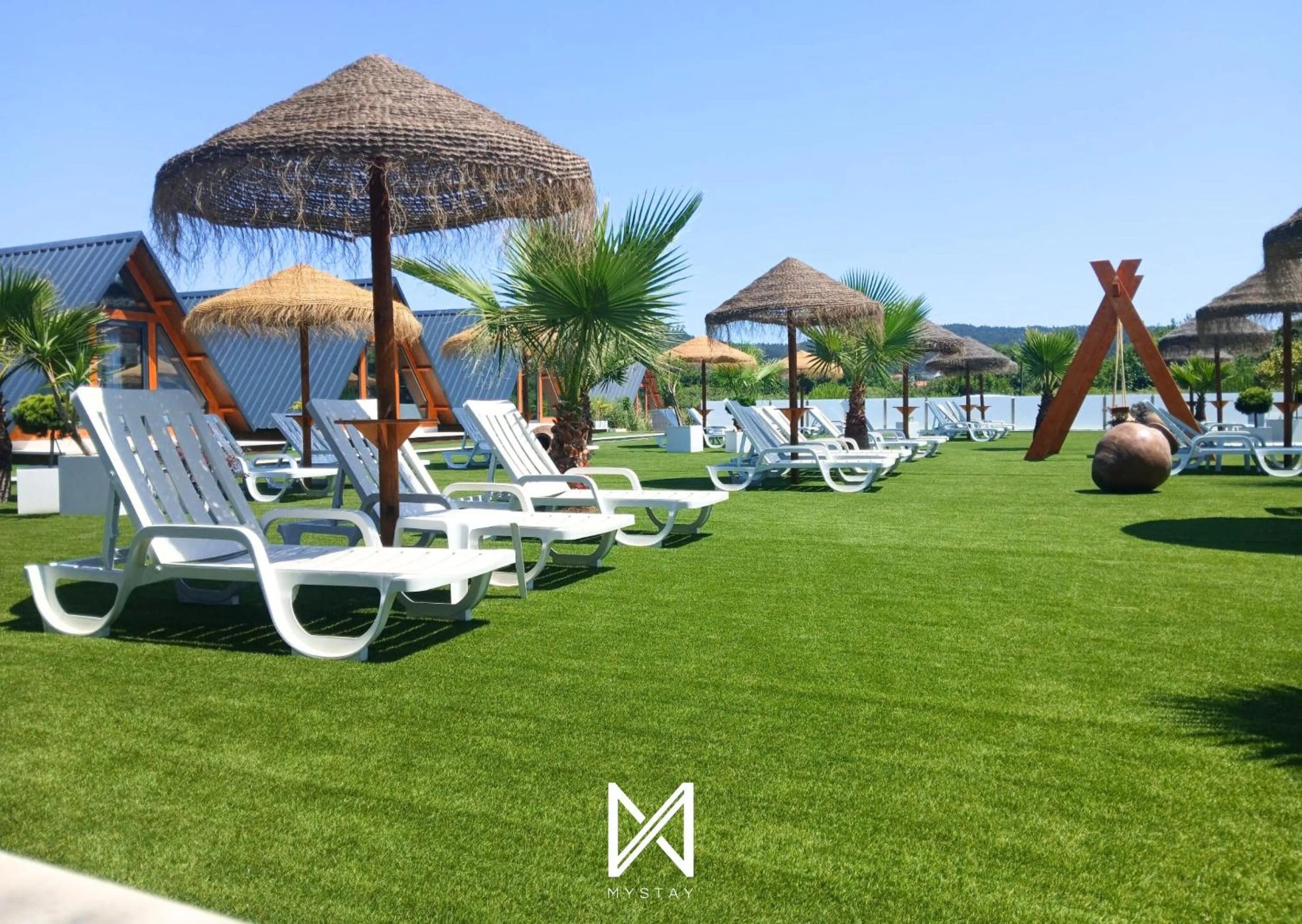 Garden in Hotel Lena Village