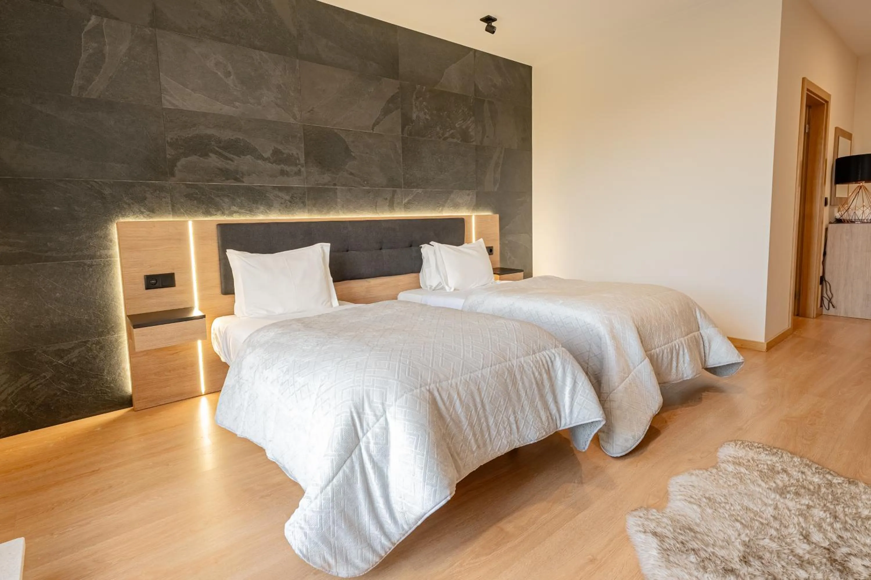 Bed in Lena Village Hotel and Spa