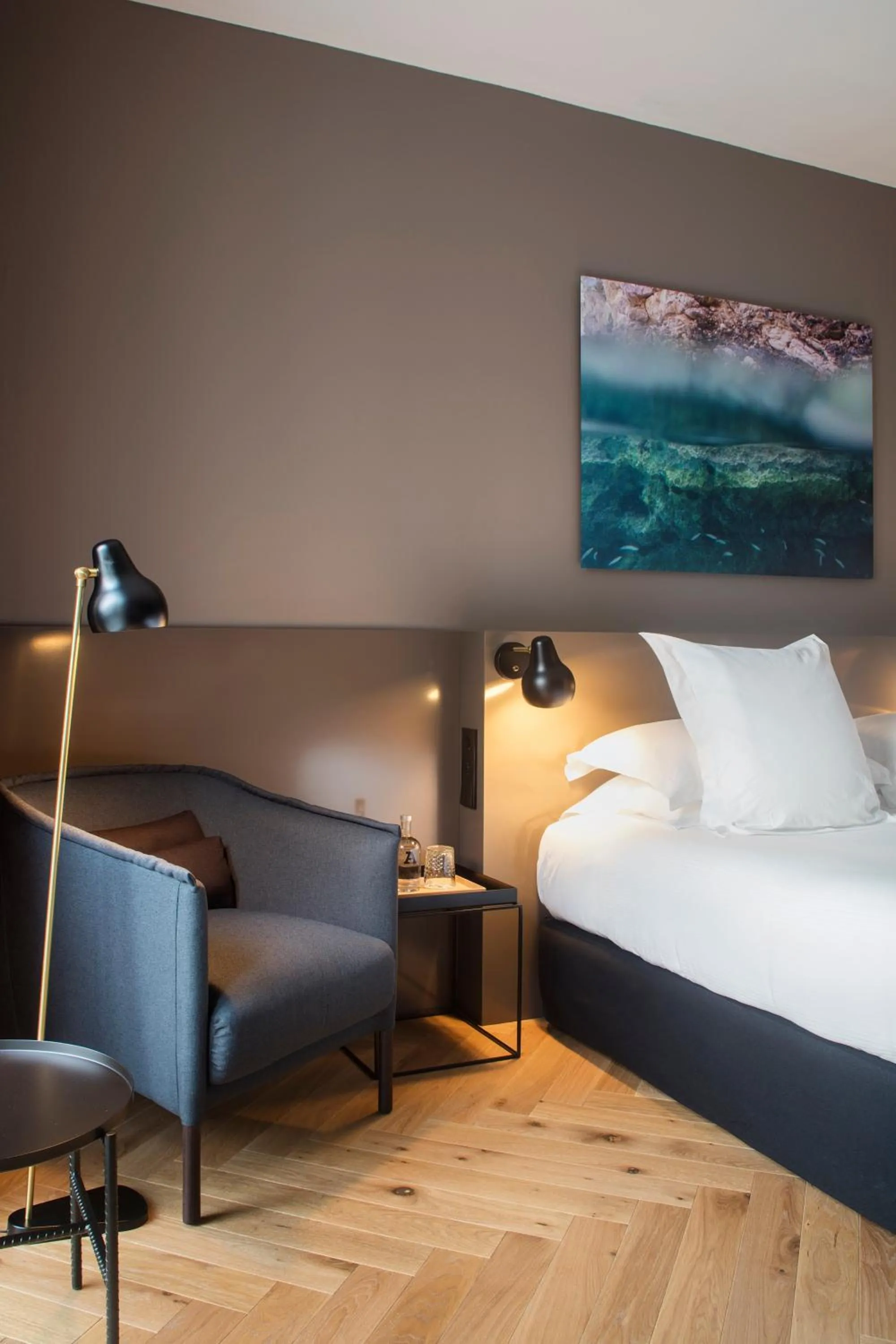 Bed in Alexandra Barcelona Hotel, Curio Collection by Hilton