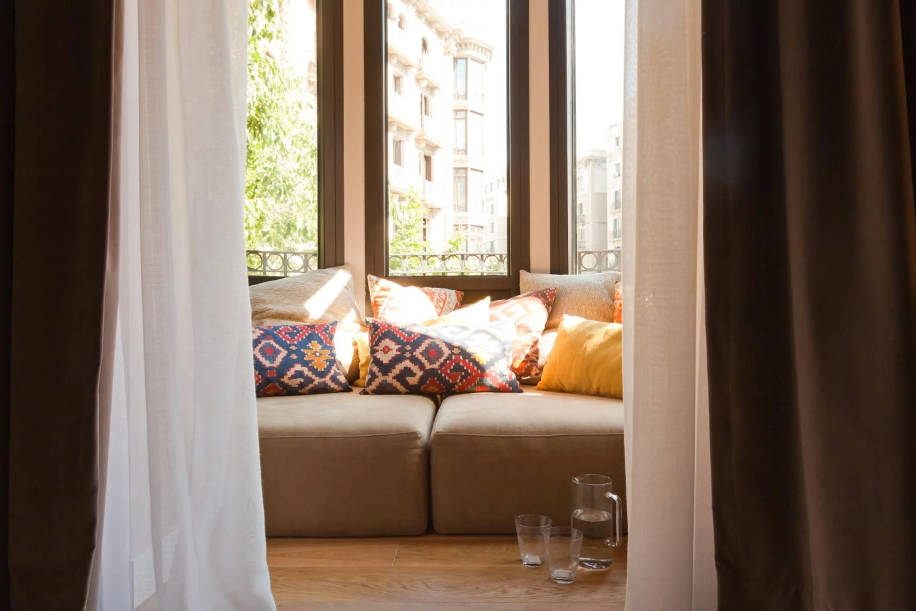 Living room in Alexandra Barcelona Hotel, Curio Collection by Hilton