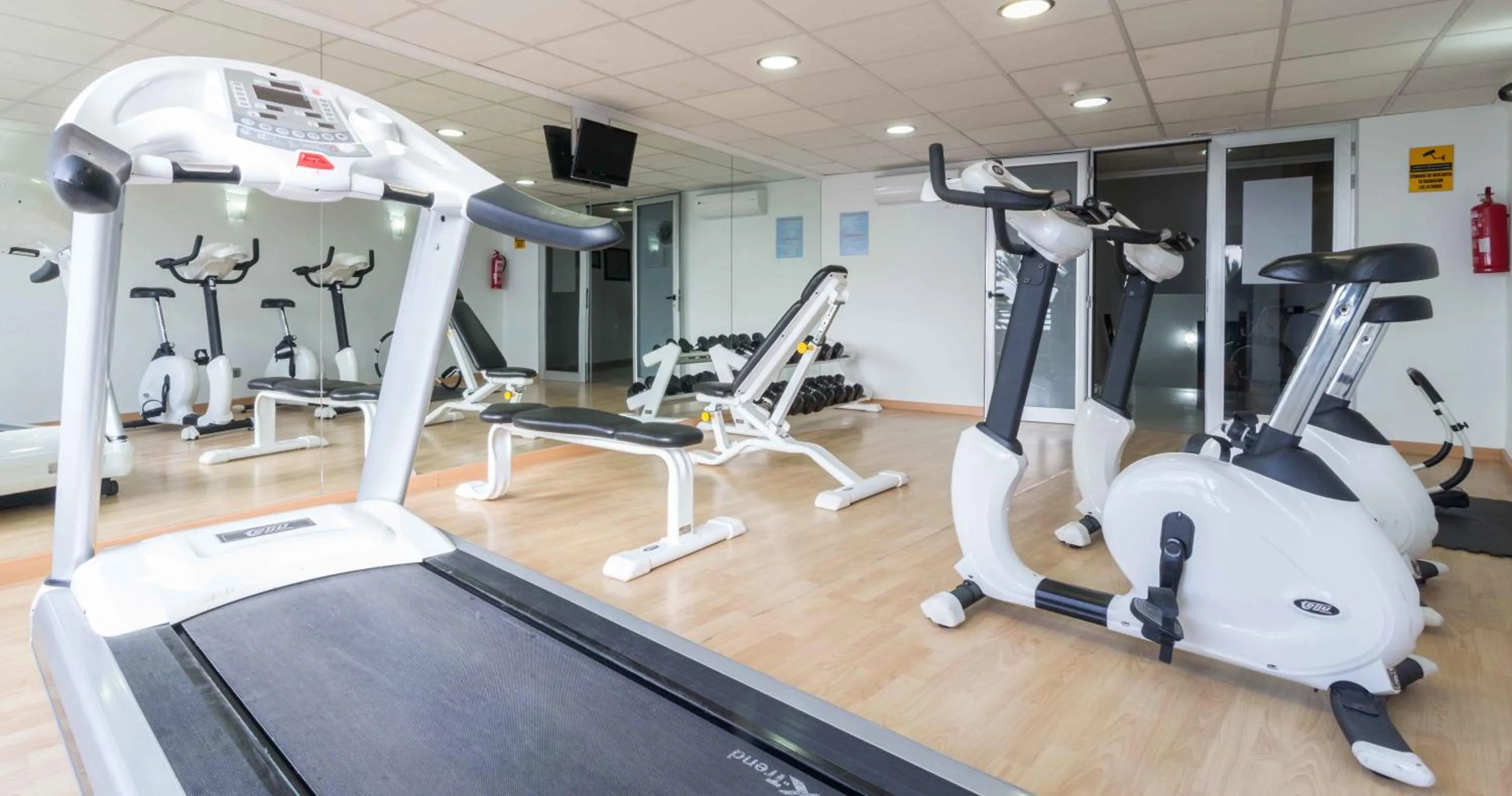 Fitness centre/facilities in Hotel Albahia Alicante