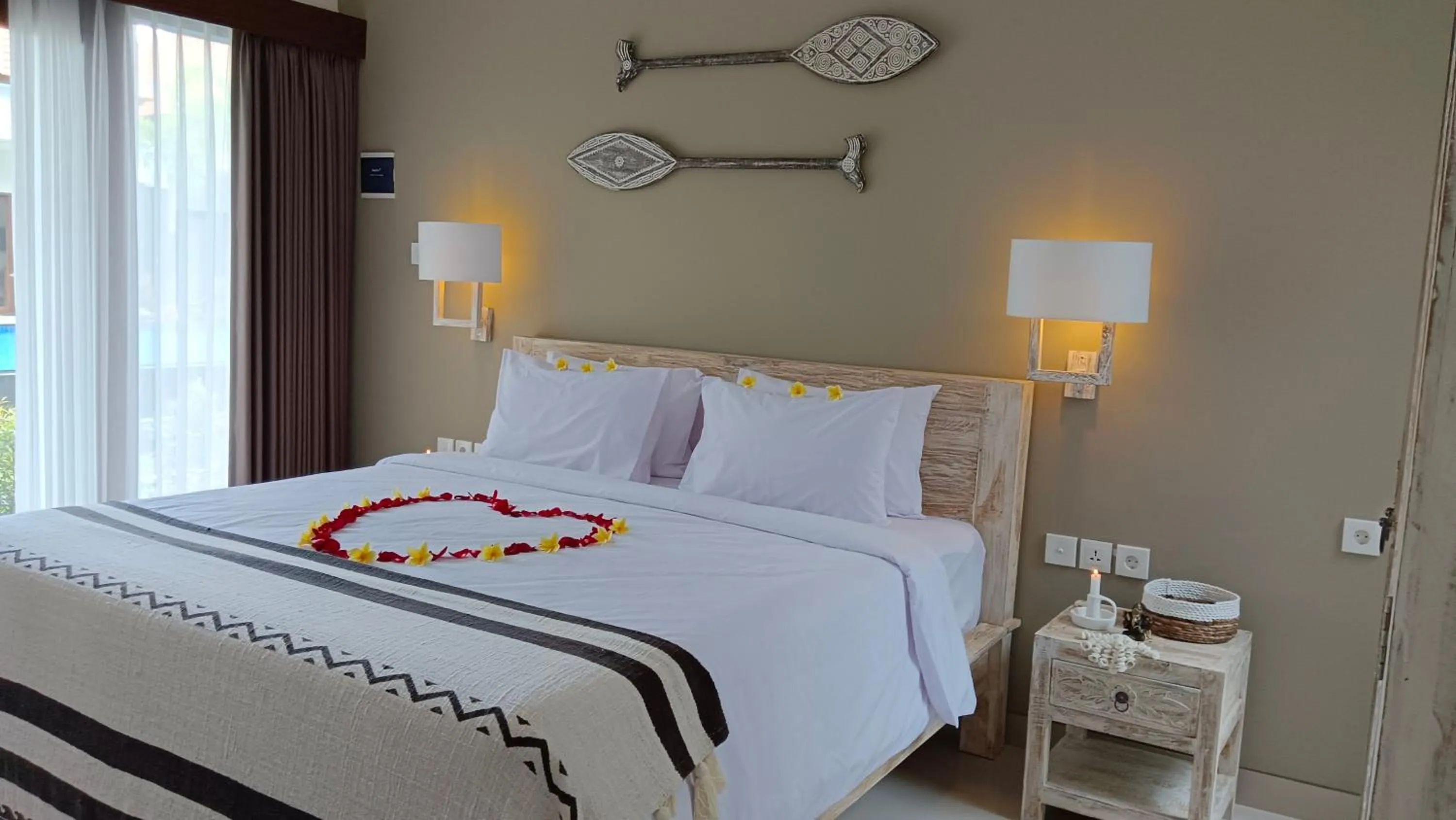 Bed in Kubu Garden Suites & Villas Nusa Dua