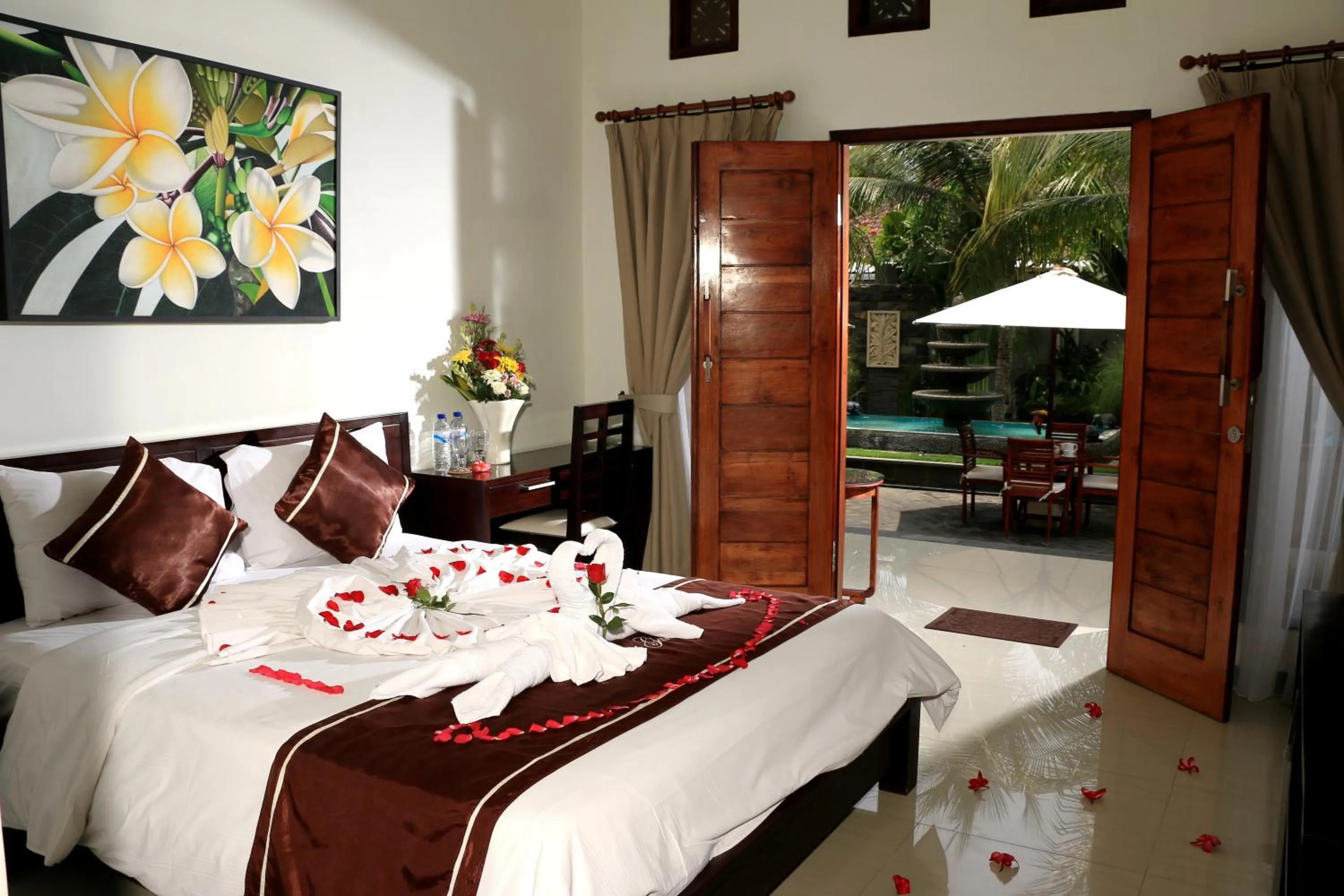 Bedroom, Bed in Kubu Garden Suites & Villas Nusa Dua