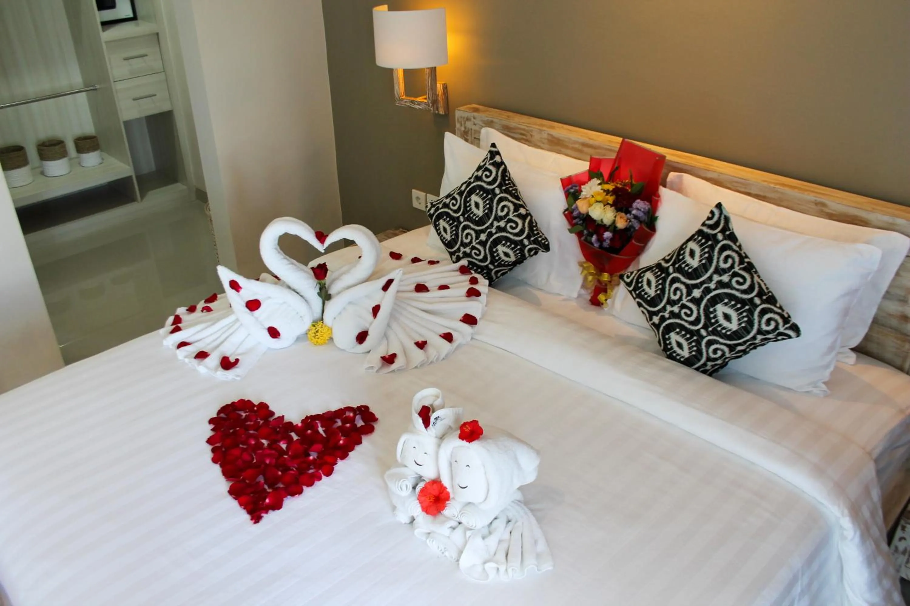 Bed in Kubu Garden Suites & Villas Nusa Dua
