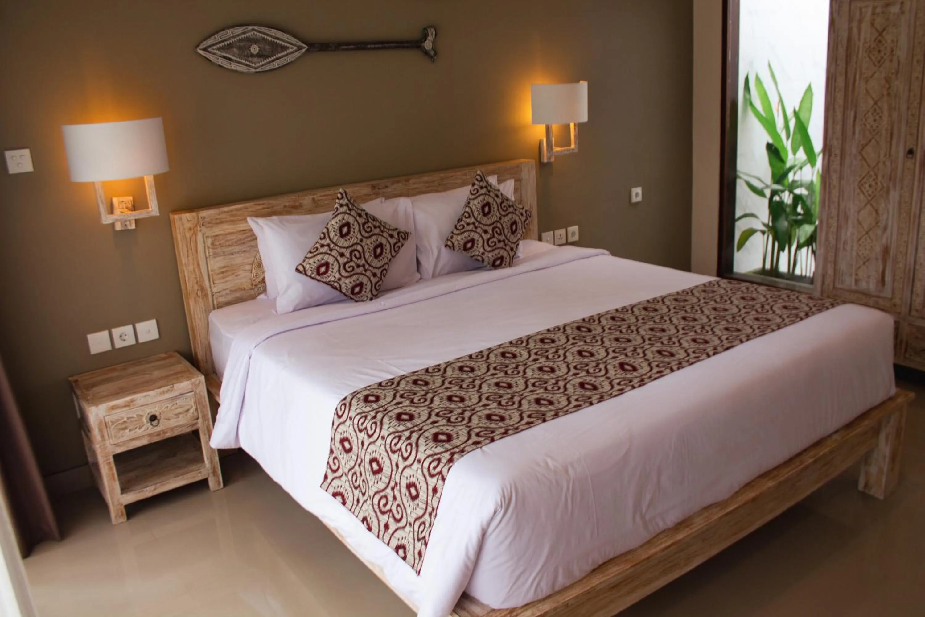 Bed in Kubu Garden Suites & Villas Nusa Dua