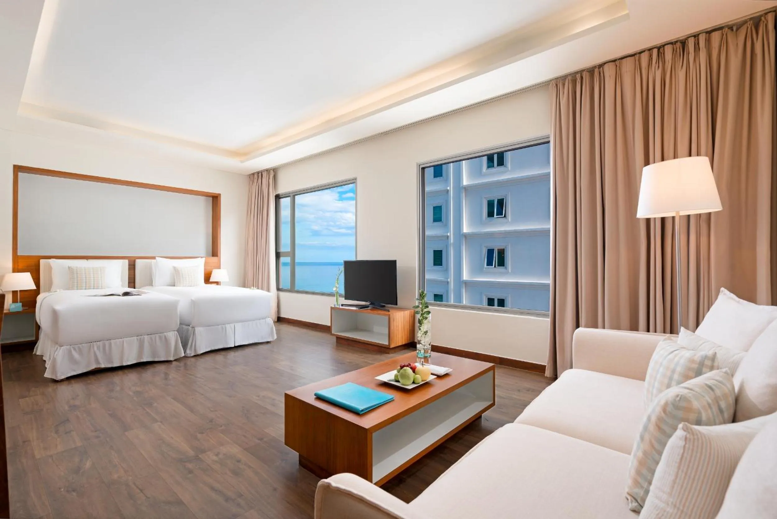 Bed in A La Carte Da Nang Beach