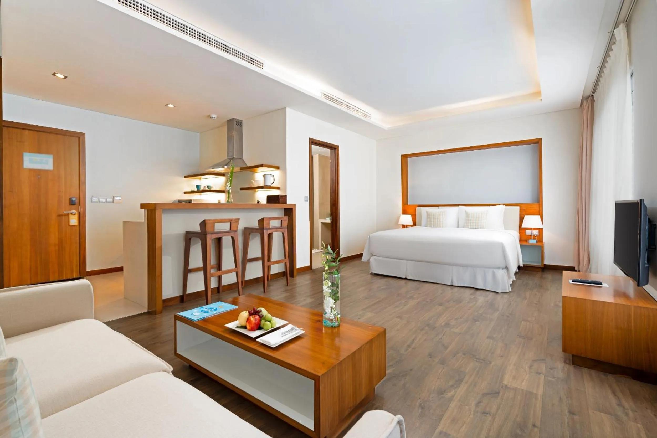 Bed in A La Carte Da Nang Beach