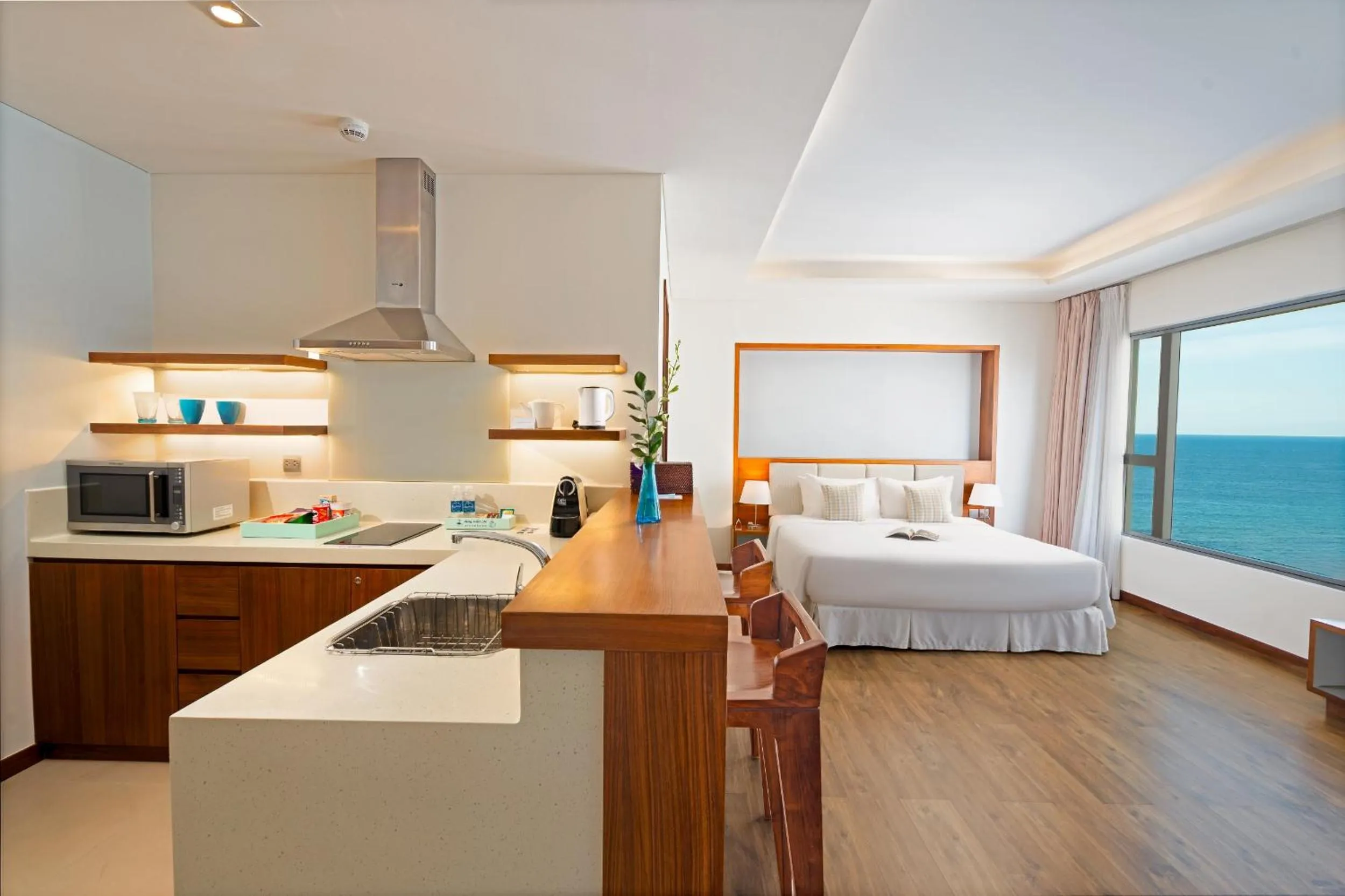 Bed in A La Carte Da Nang Beach