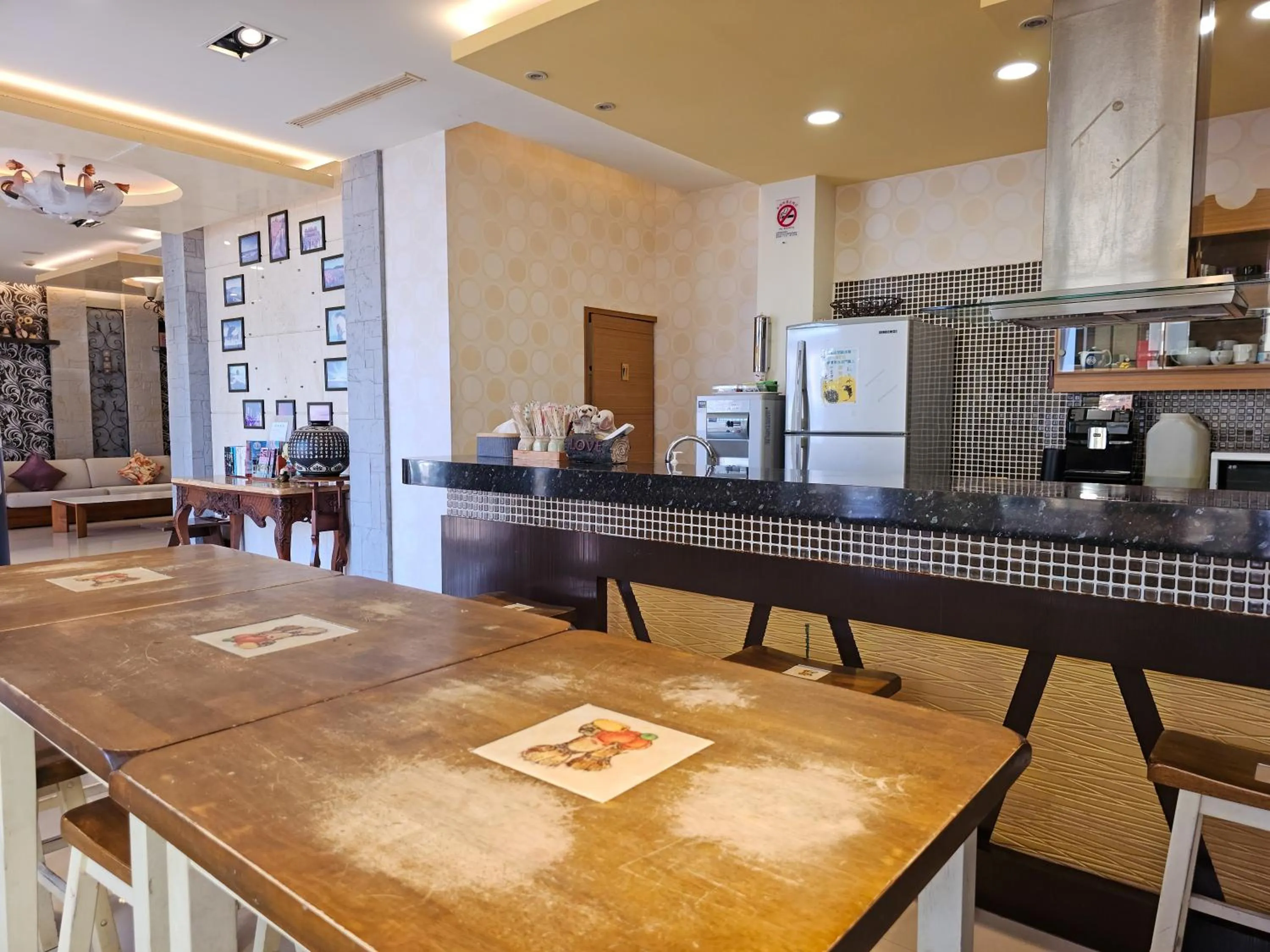 Kitchen or kitchenette in Kenting Dream Hotel