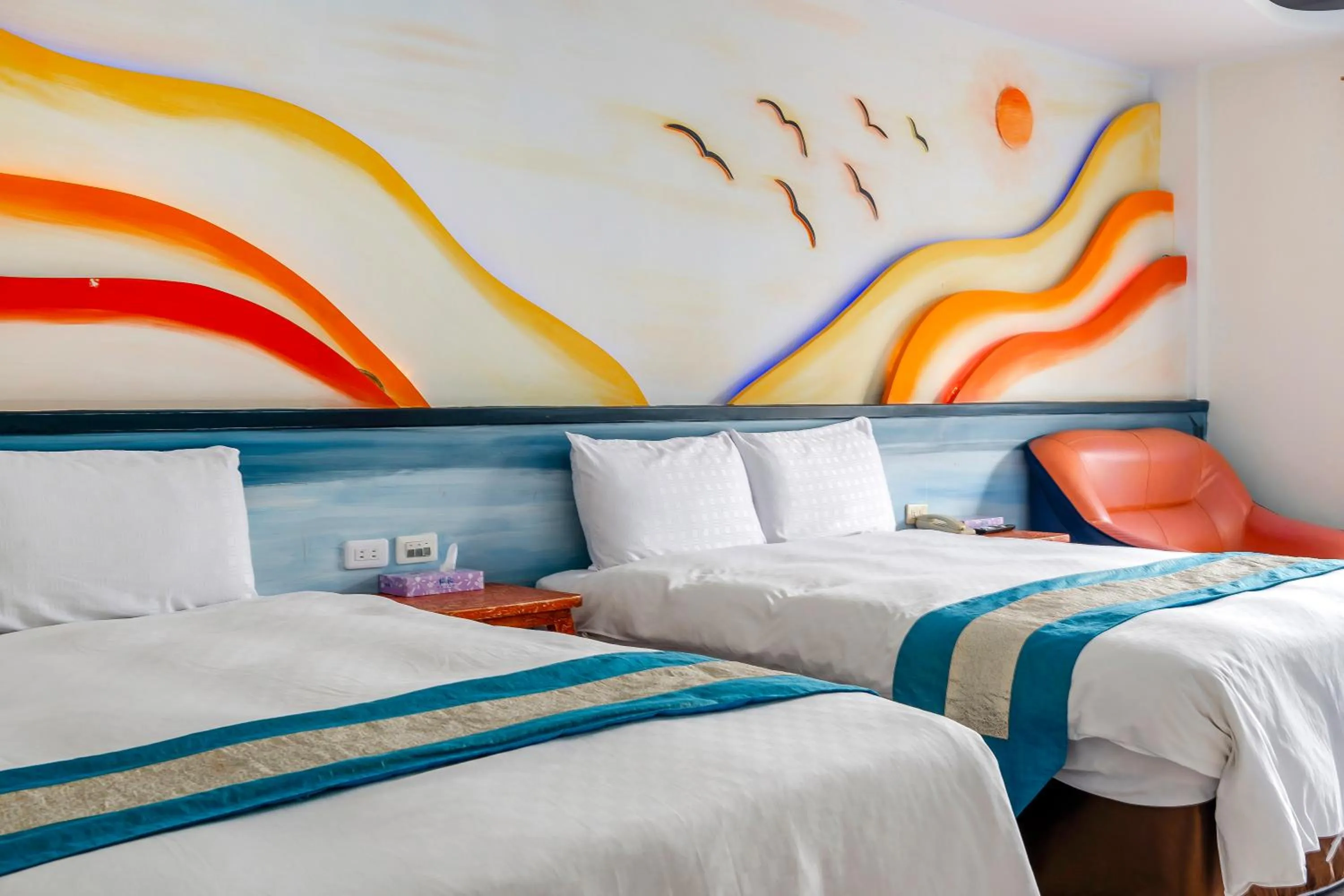 Bed in Wei Yuan Hotel