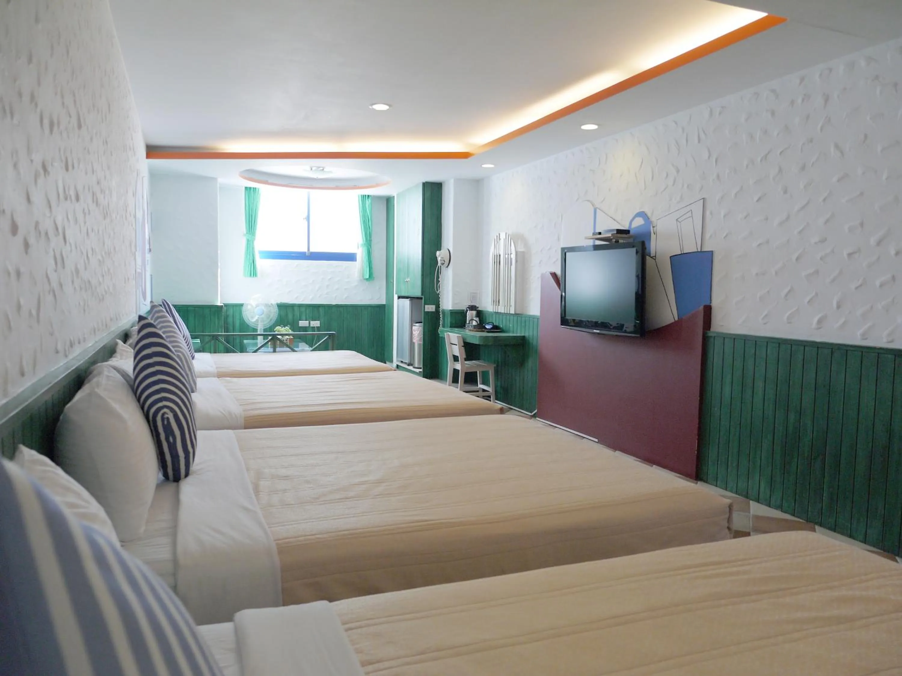 Bed in Kenting Sin Sin Hotel II