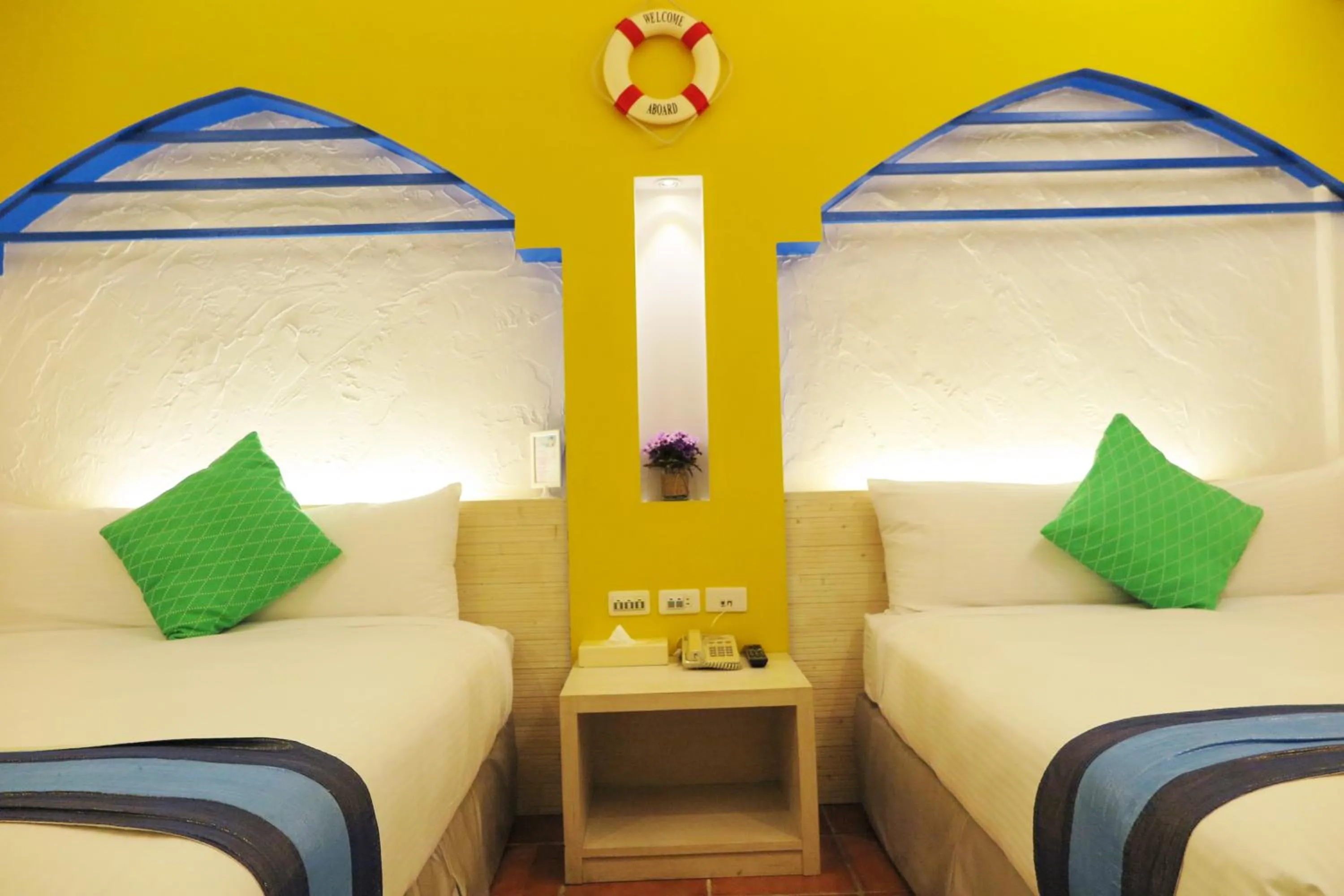 Bed in Kenting Sin Sin Hotel II