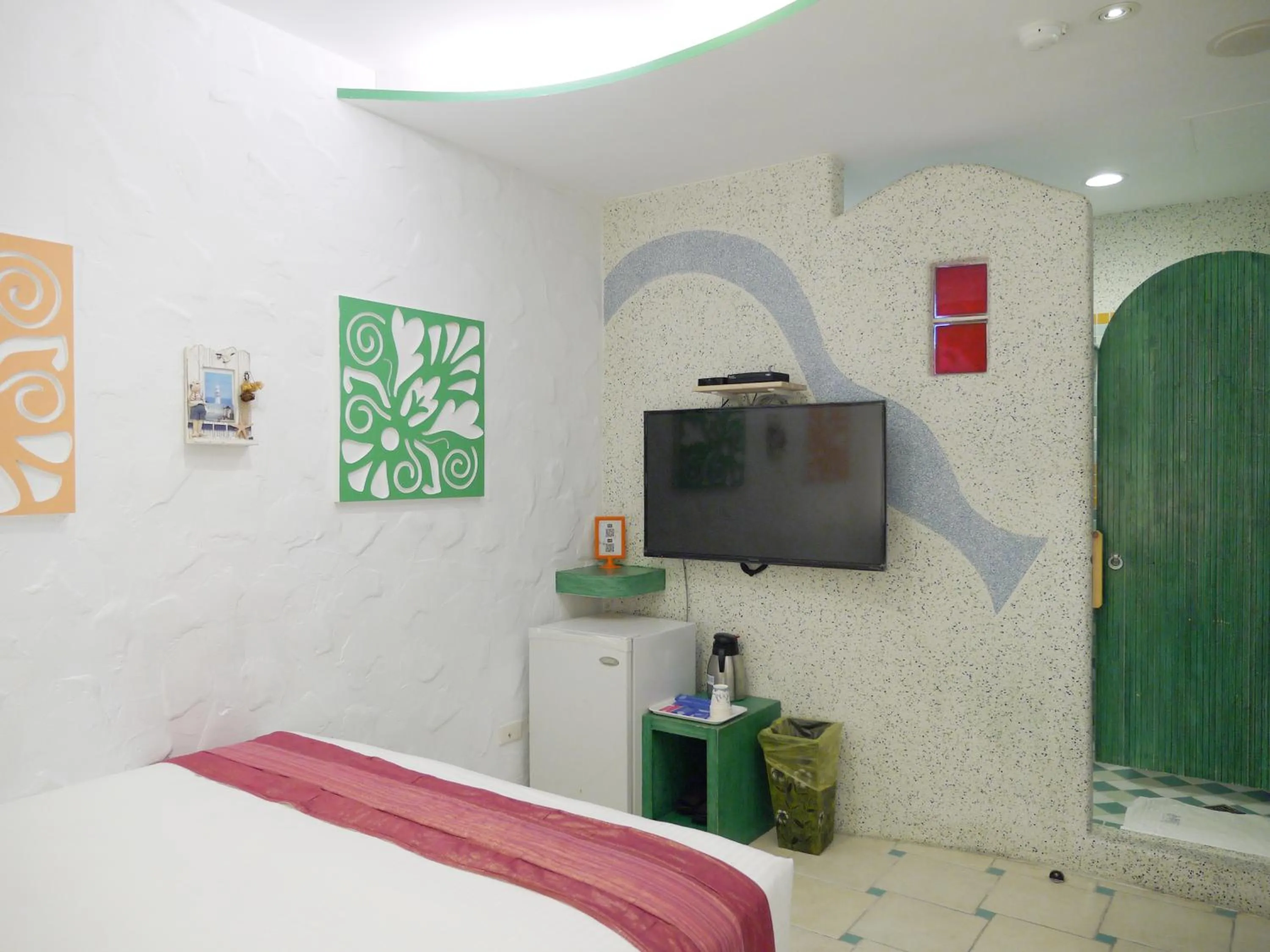 Bed in Kenting Sin Sin Hotel II