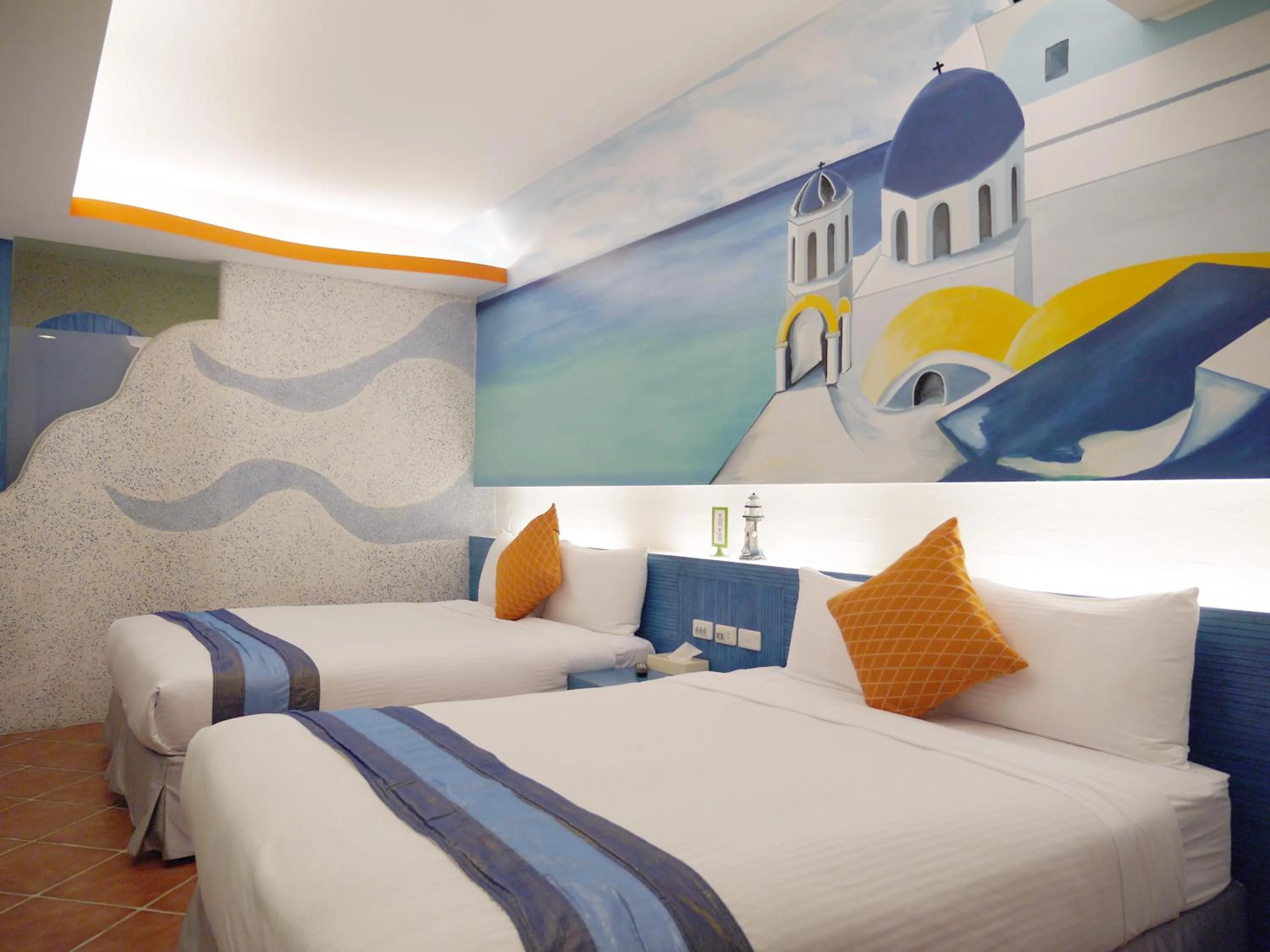 Bed in Kenting Sin Sin Hotel II