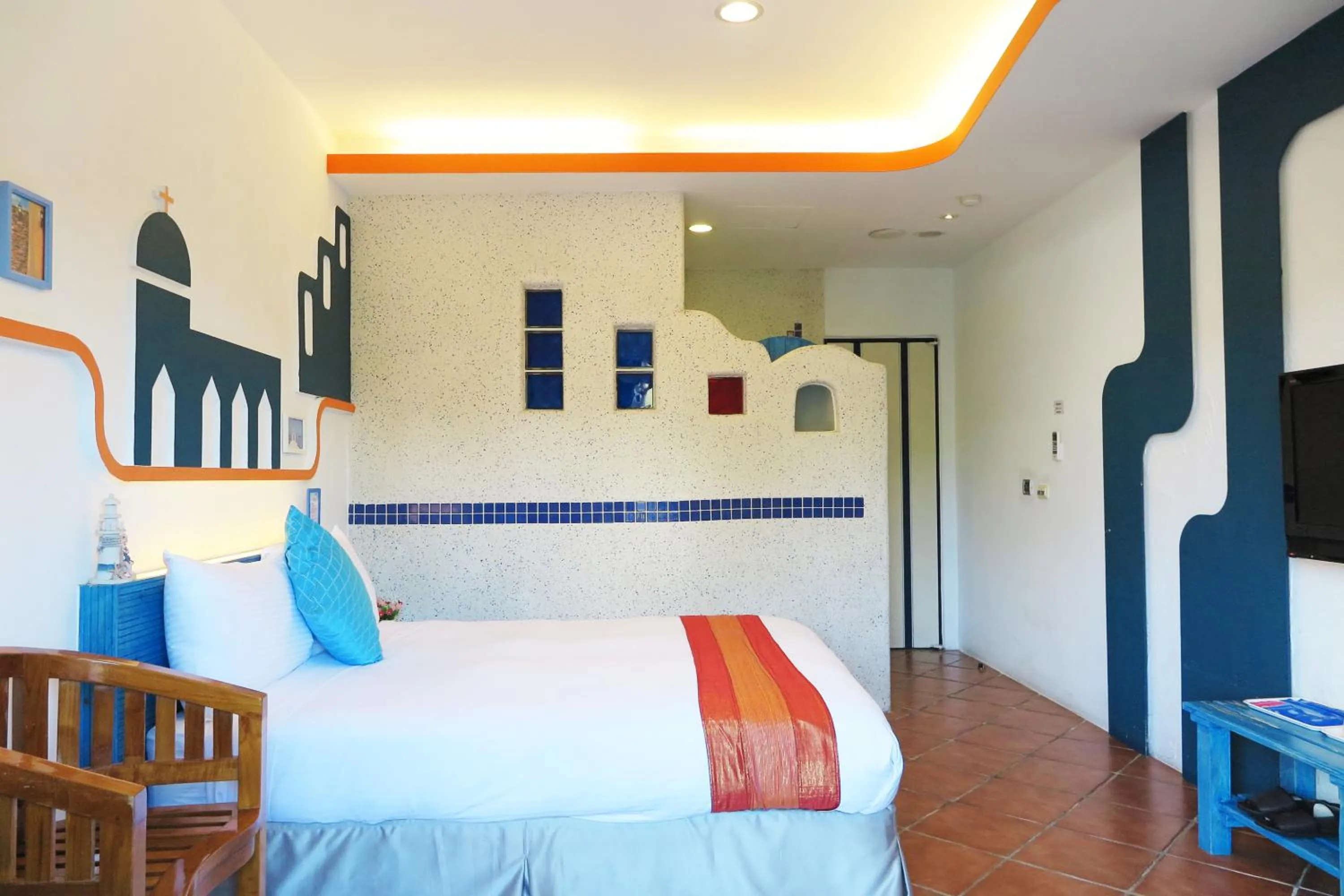 Bed in Kenting Sin Sin Hotel II