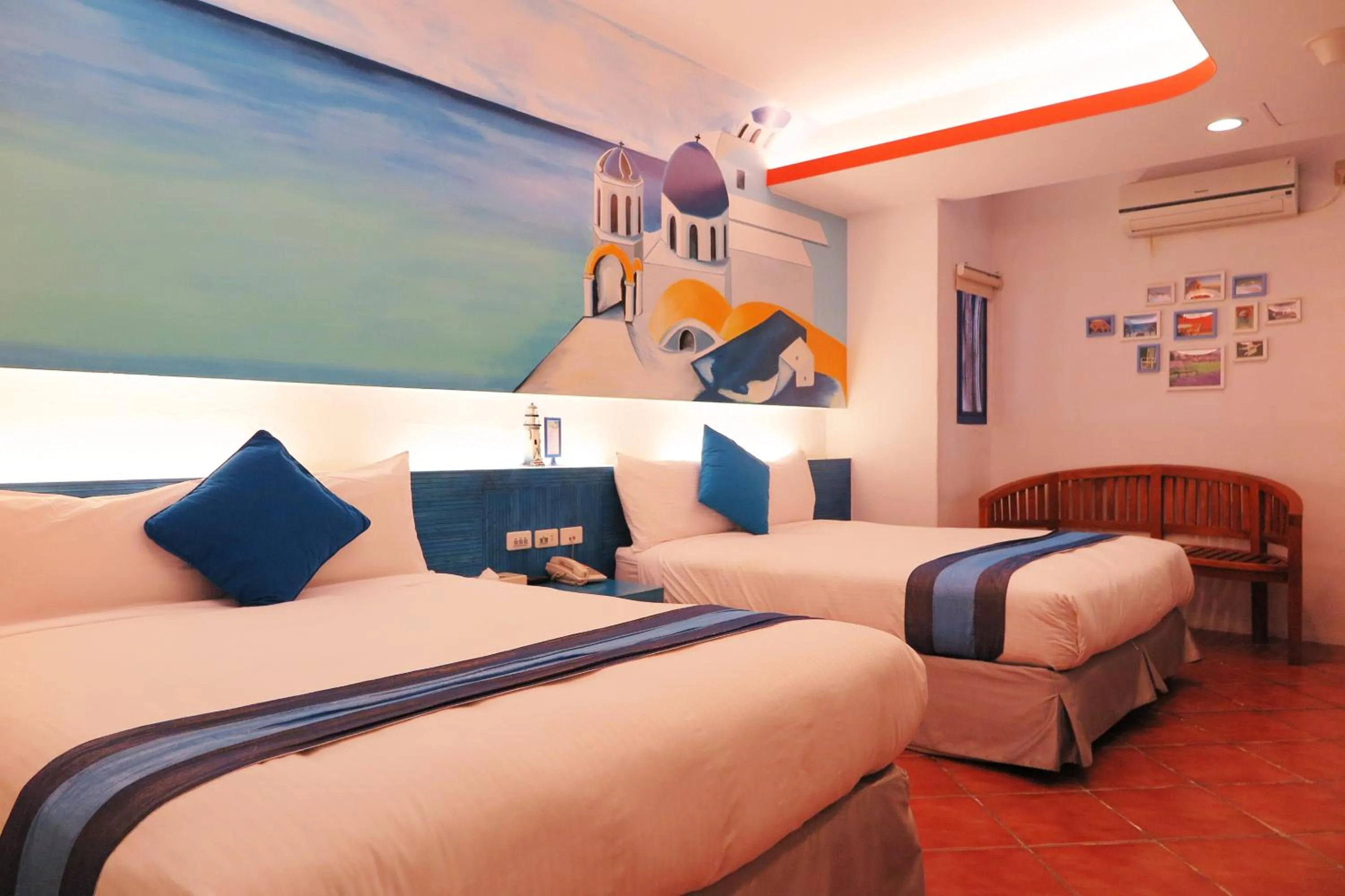 Bed in Kenting Sin Sin Hotel II