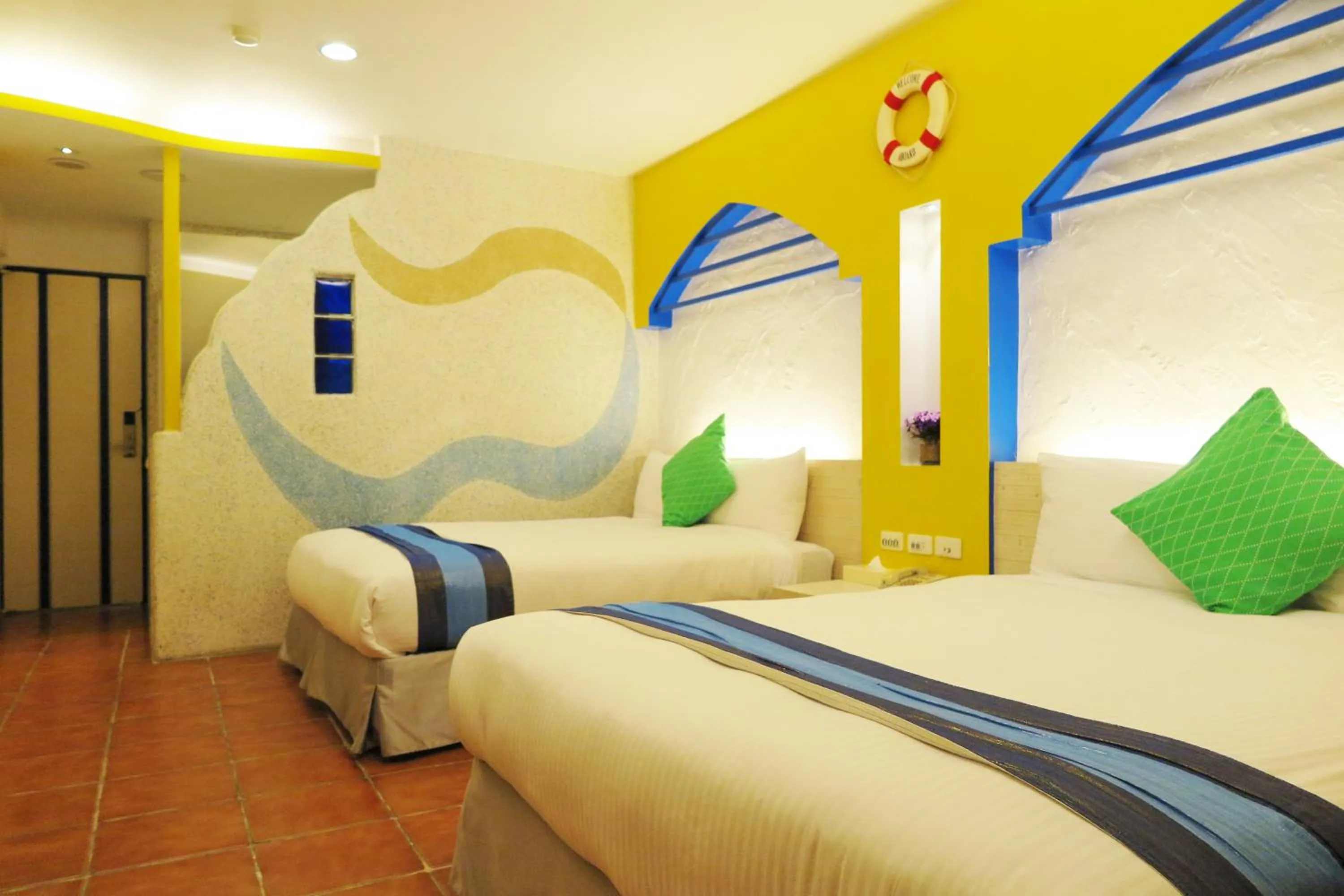 Bed in Kenting Sin Sin Hotel II