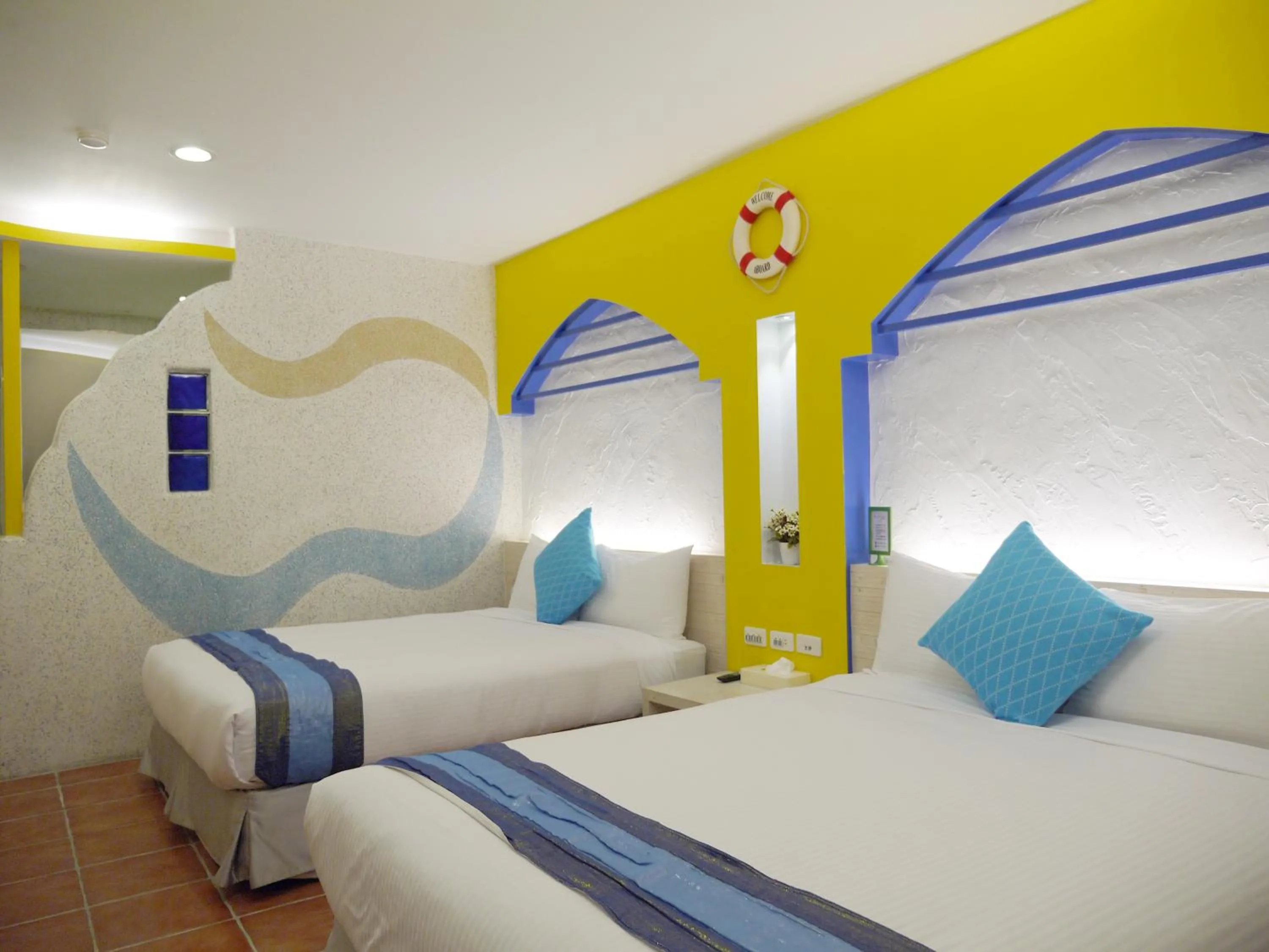 Bed in Kenting Sin Sin Hotel II