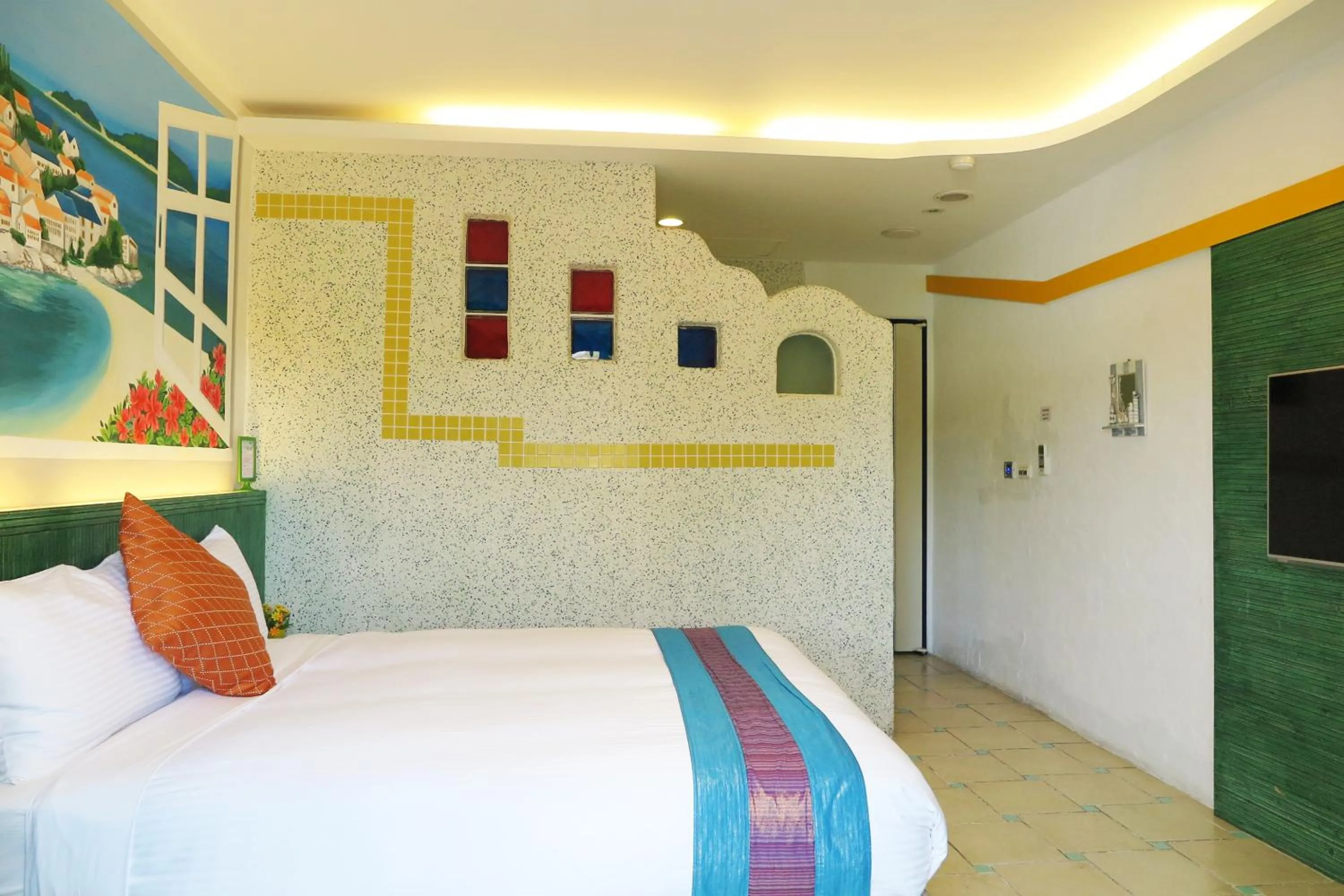 Bed in Kenting Sin Sin Hotel II