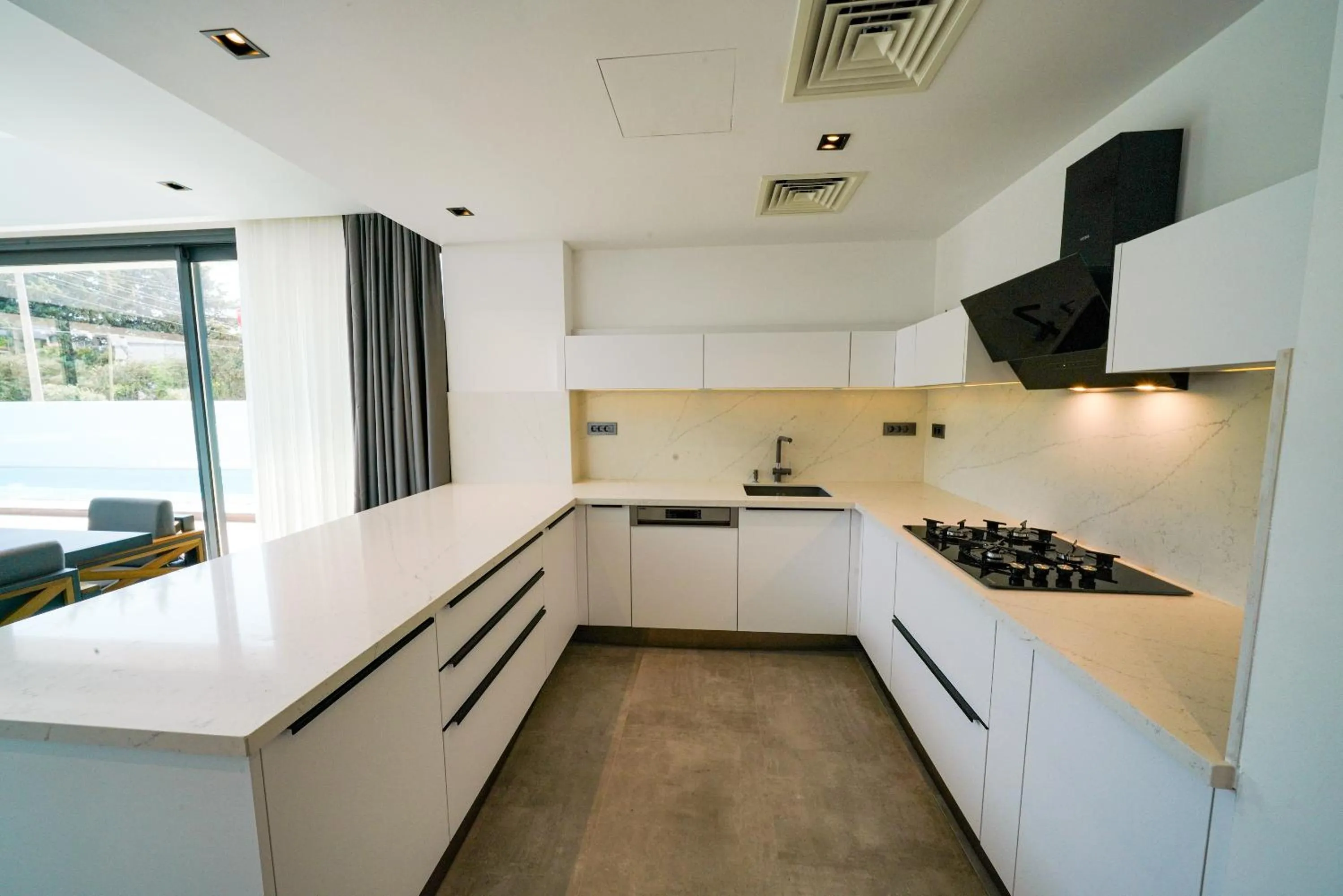 Kitchen or kitchenette in The Ni Villas Akyarlar - Bodrum