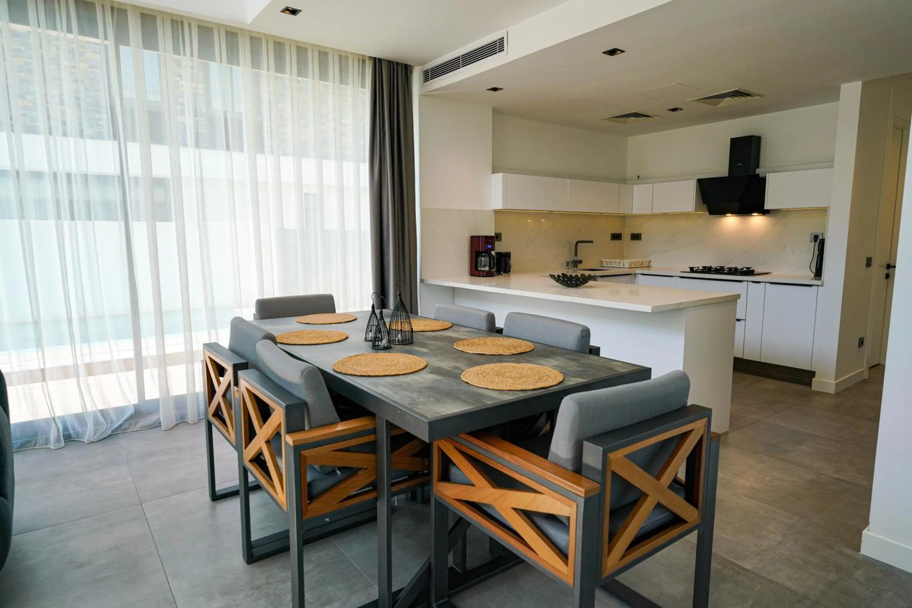 Kitchen or kitchenette in The Ni Villas Akyarlar - Bodrum