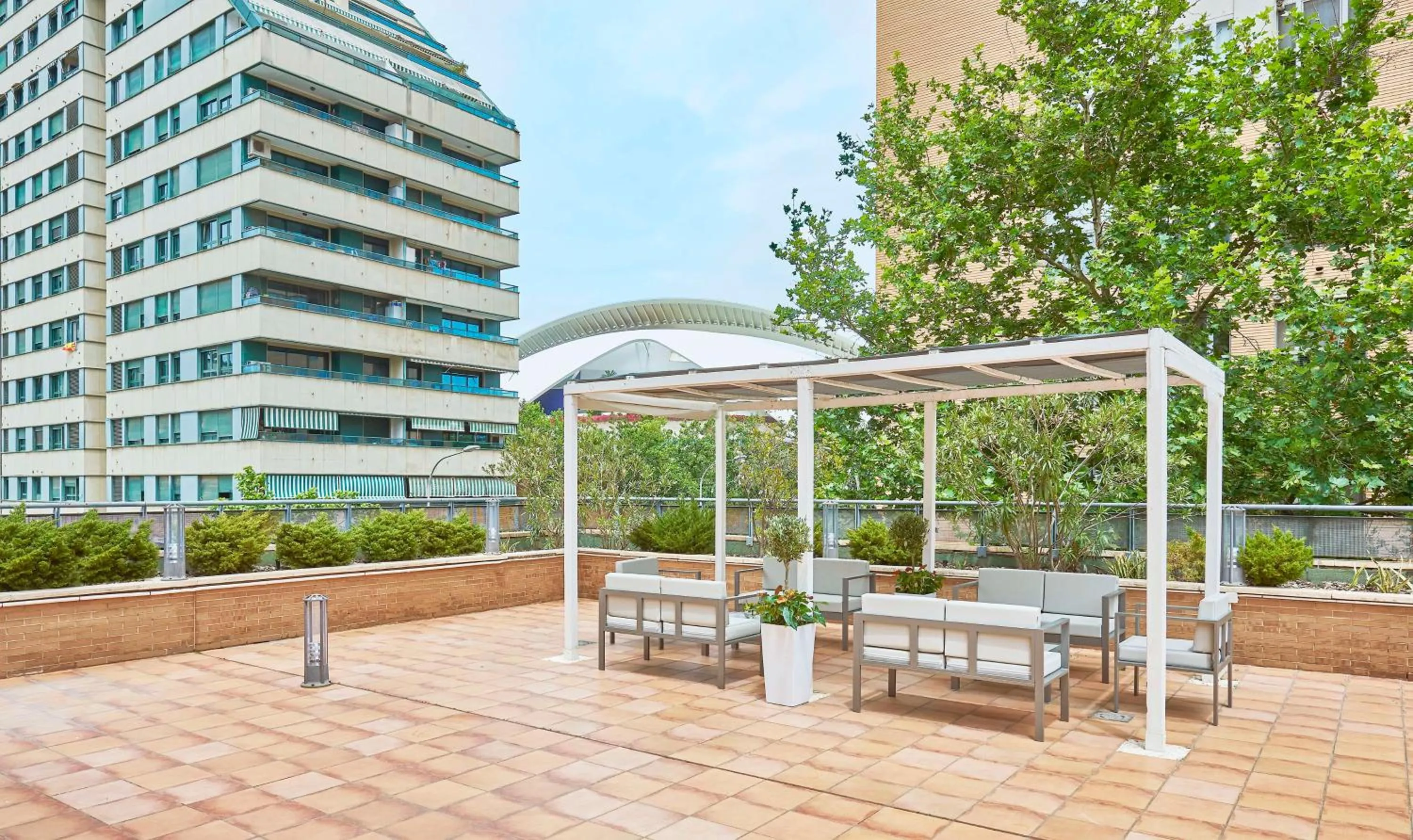 Balcony/Terrace in NH Valencia Las Artes