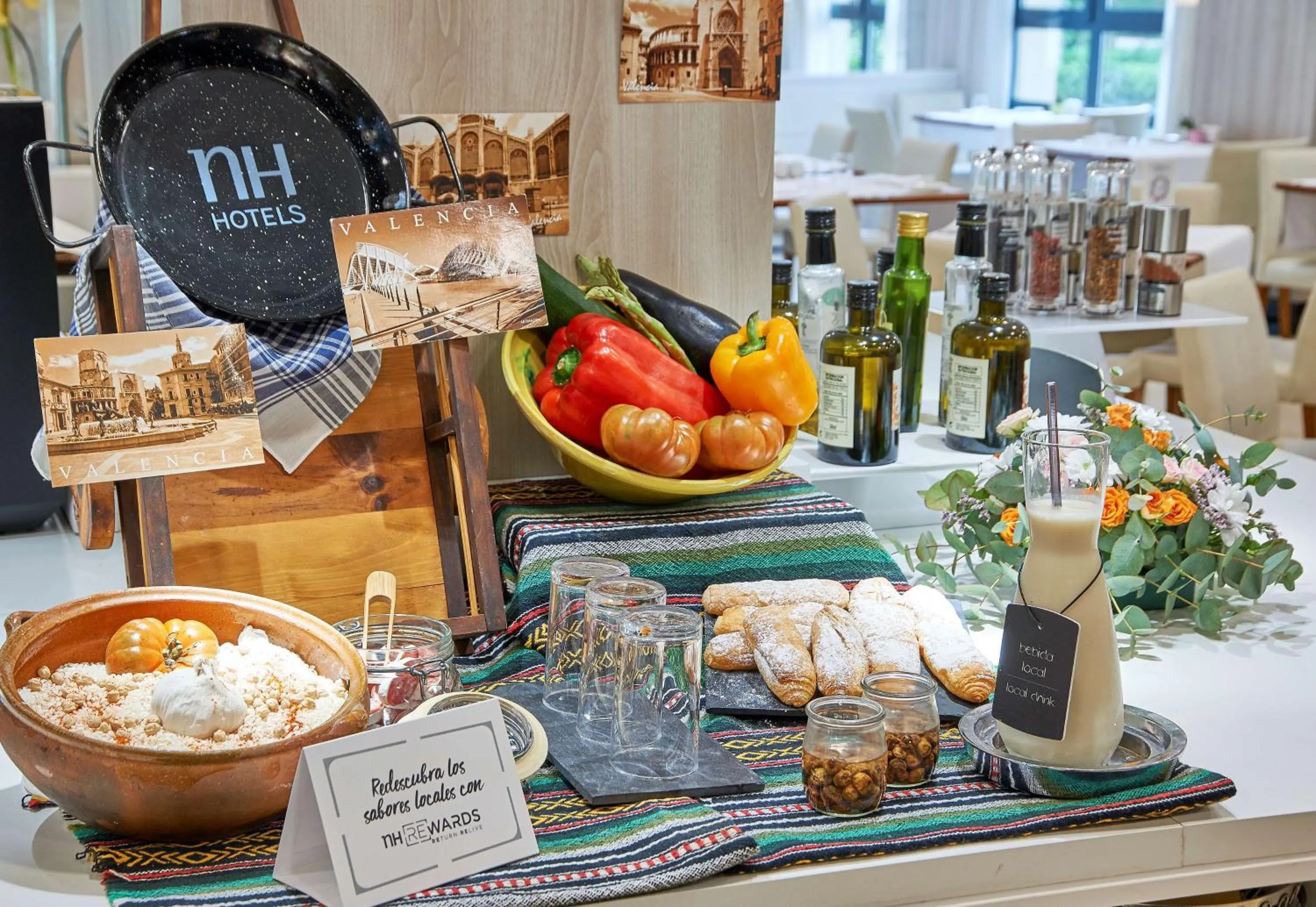Breakfast in NH Valencia Las Artes