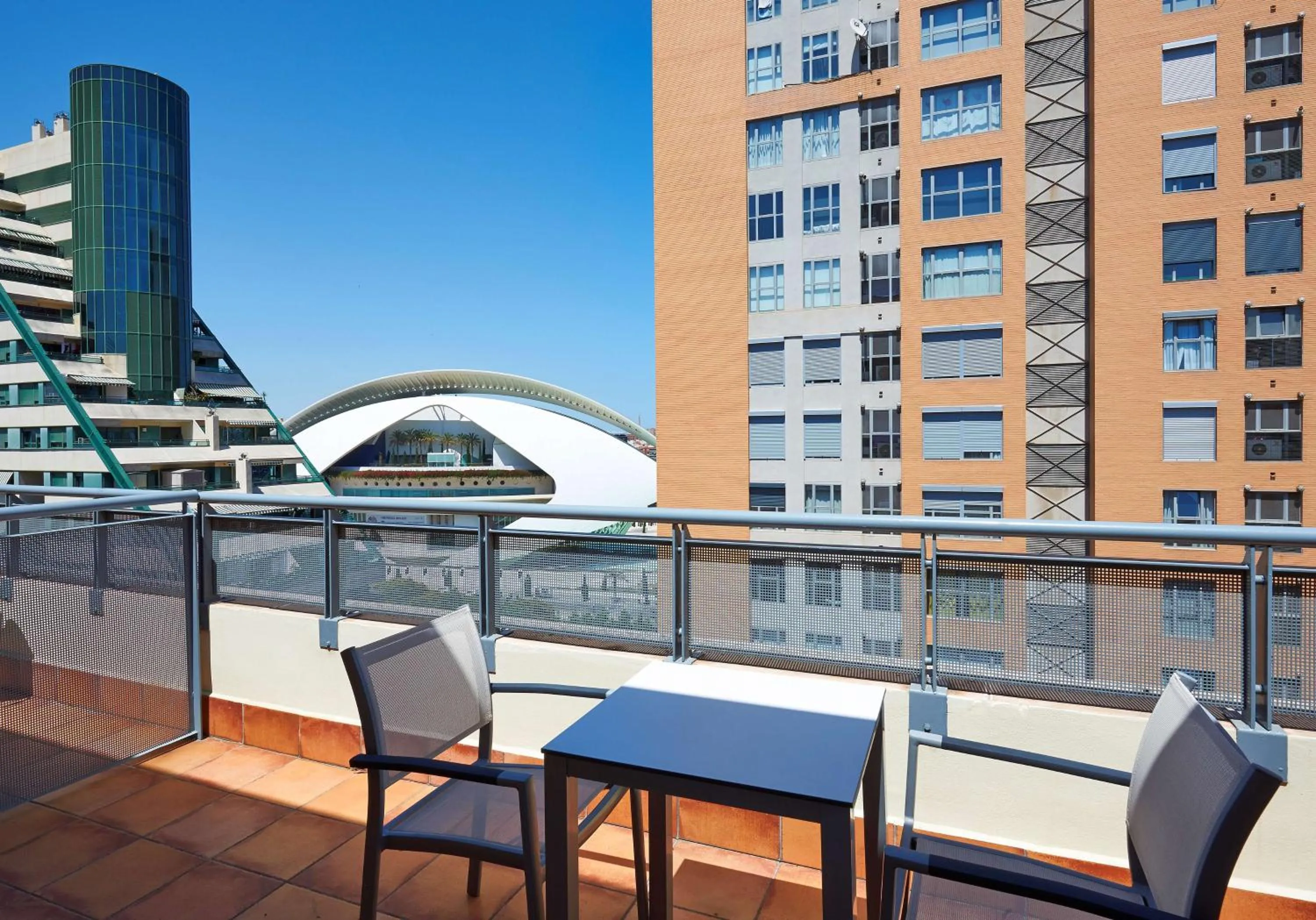 Balcony/Terrace in NH Valencia Las Artes