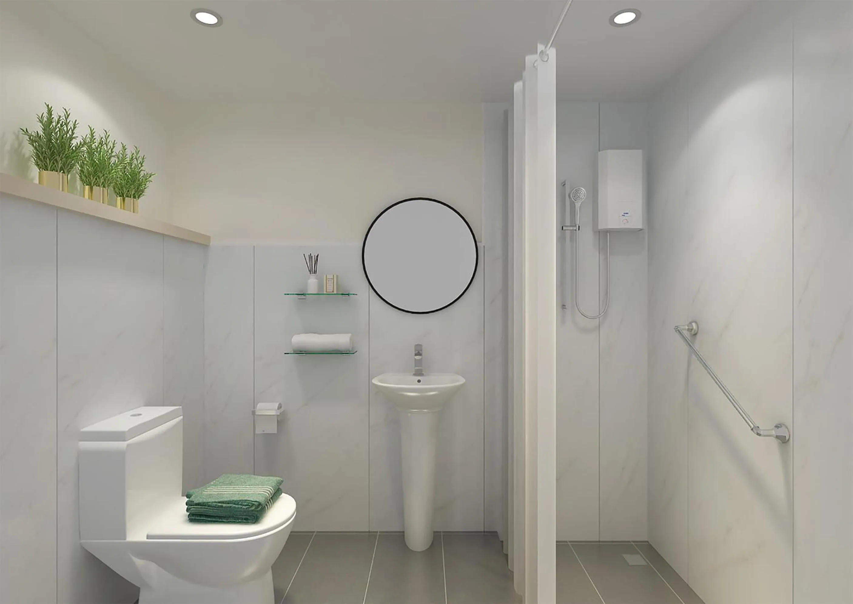 Toilet in Signel Poshtel, the Rare Gem of North Borneo