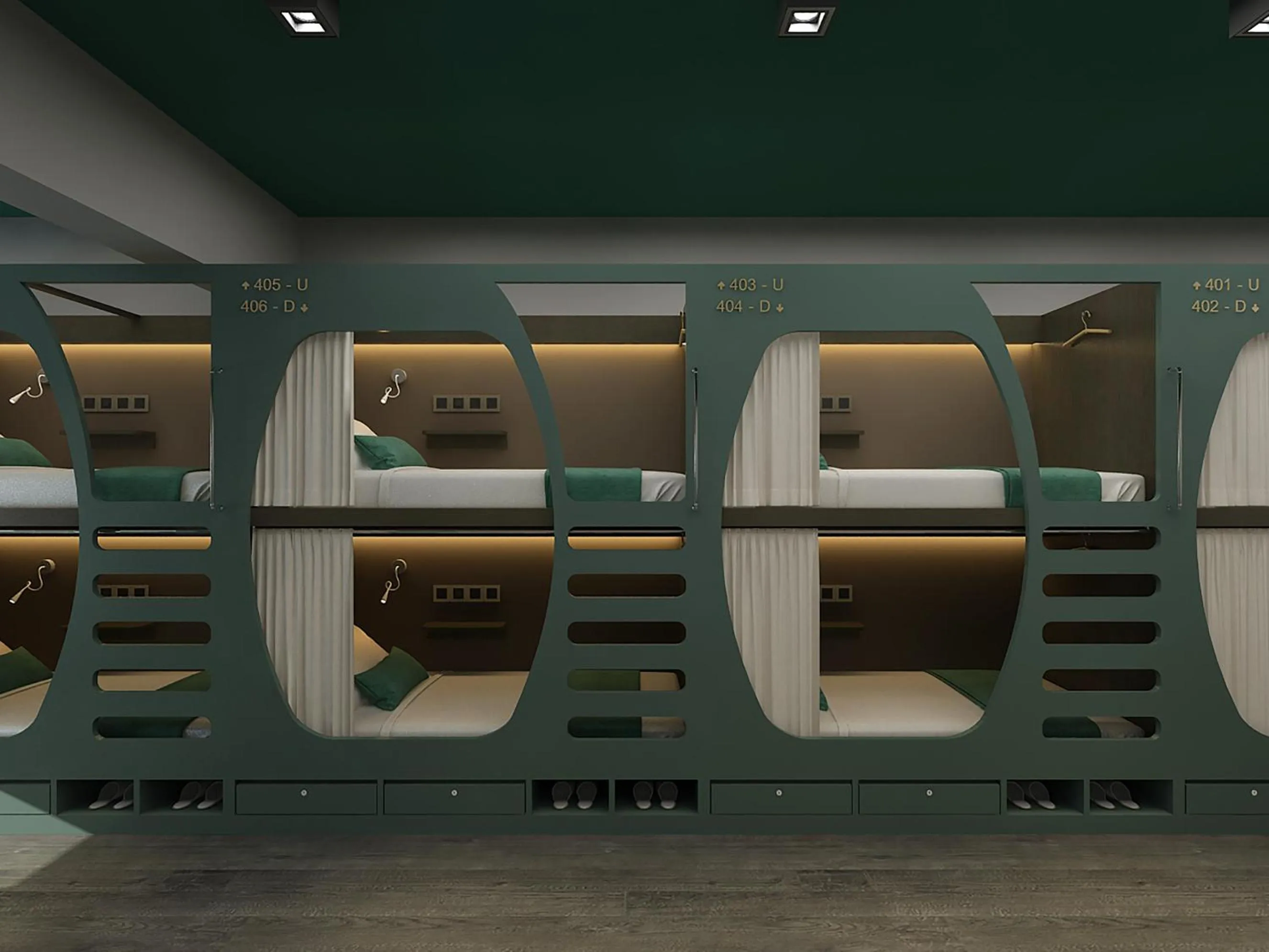 bunk bed in Signel Poshtel, the Rare Gem of North Borneo