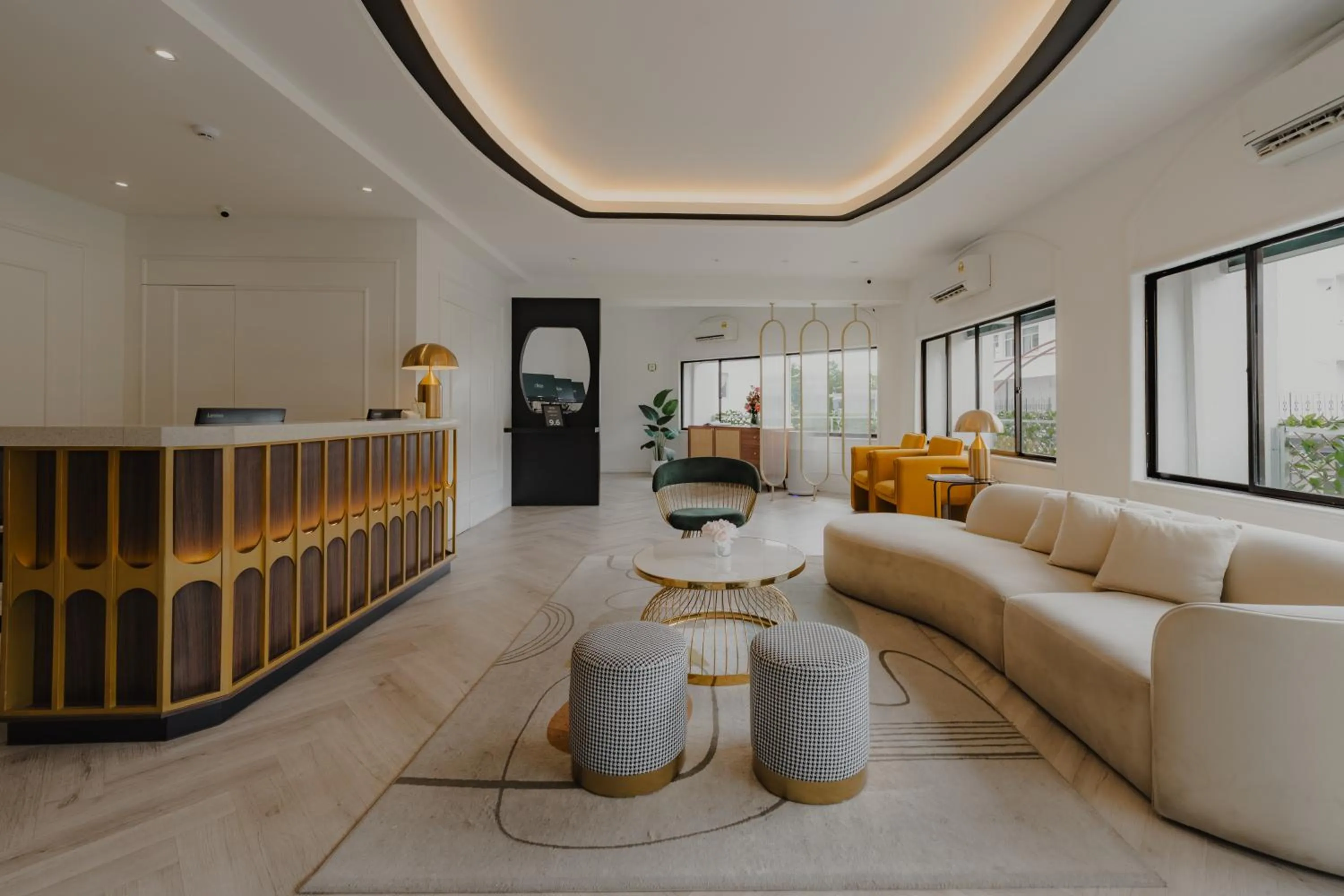 Lobby or reception in Signel Poshtel, the Rare Gem of North Borneo