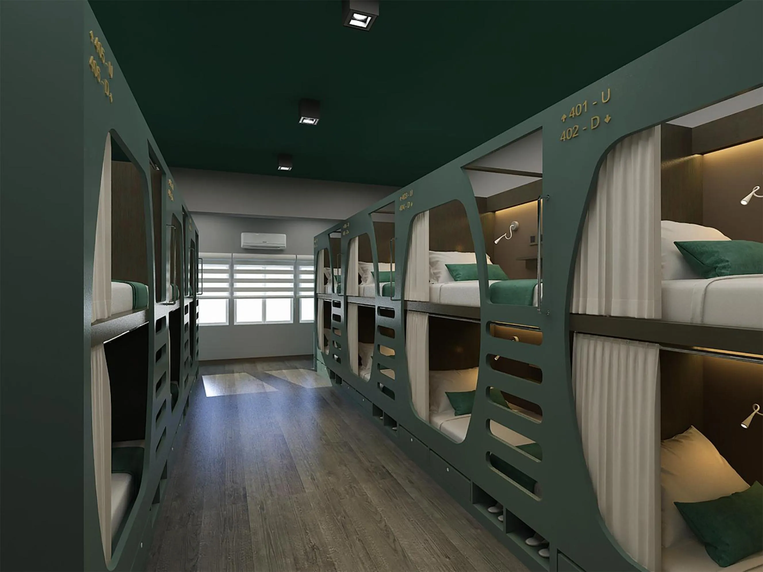 bunk bed, Bed in Signel Poshtel, the Rare Gem of North Borneo