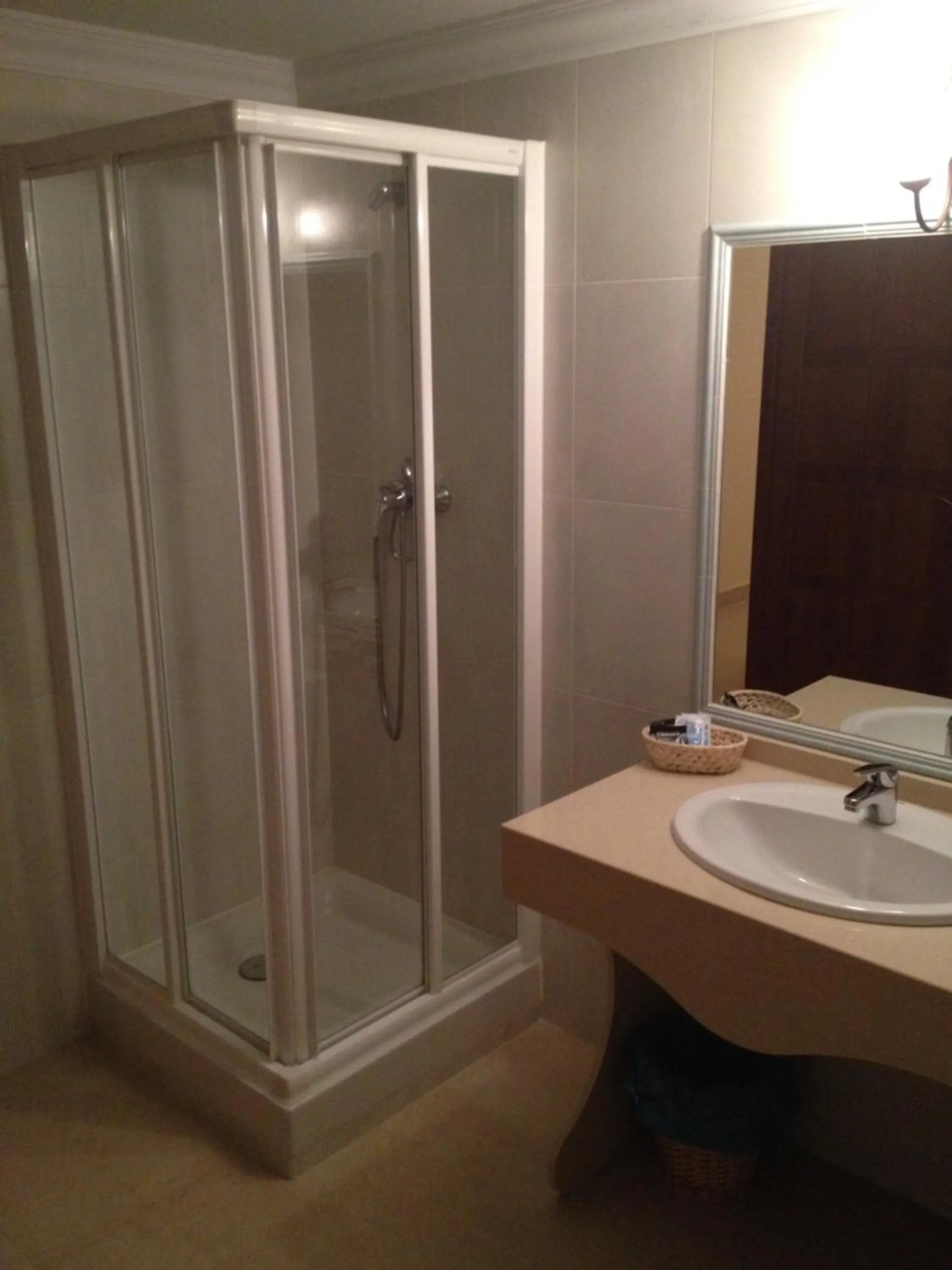 Shower in Hotel Las Fuentes