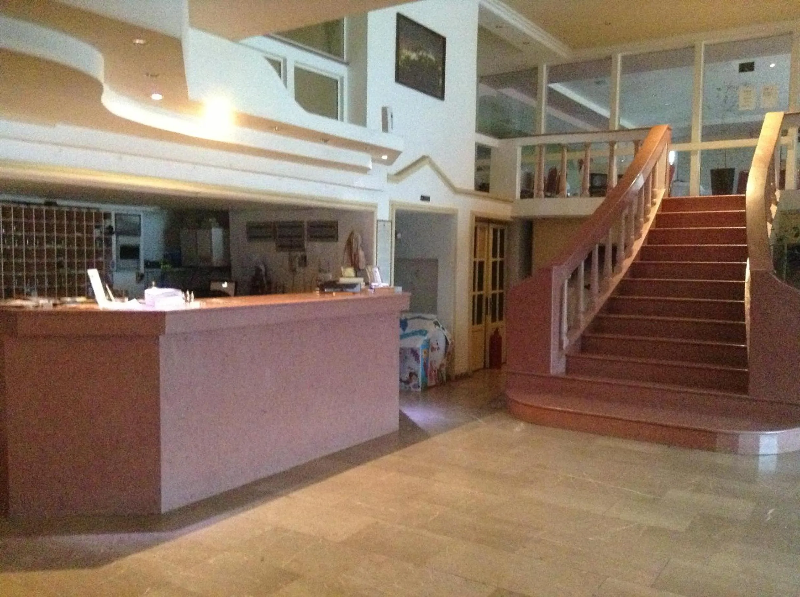 Lobby or reception in Plotini Hotel